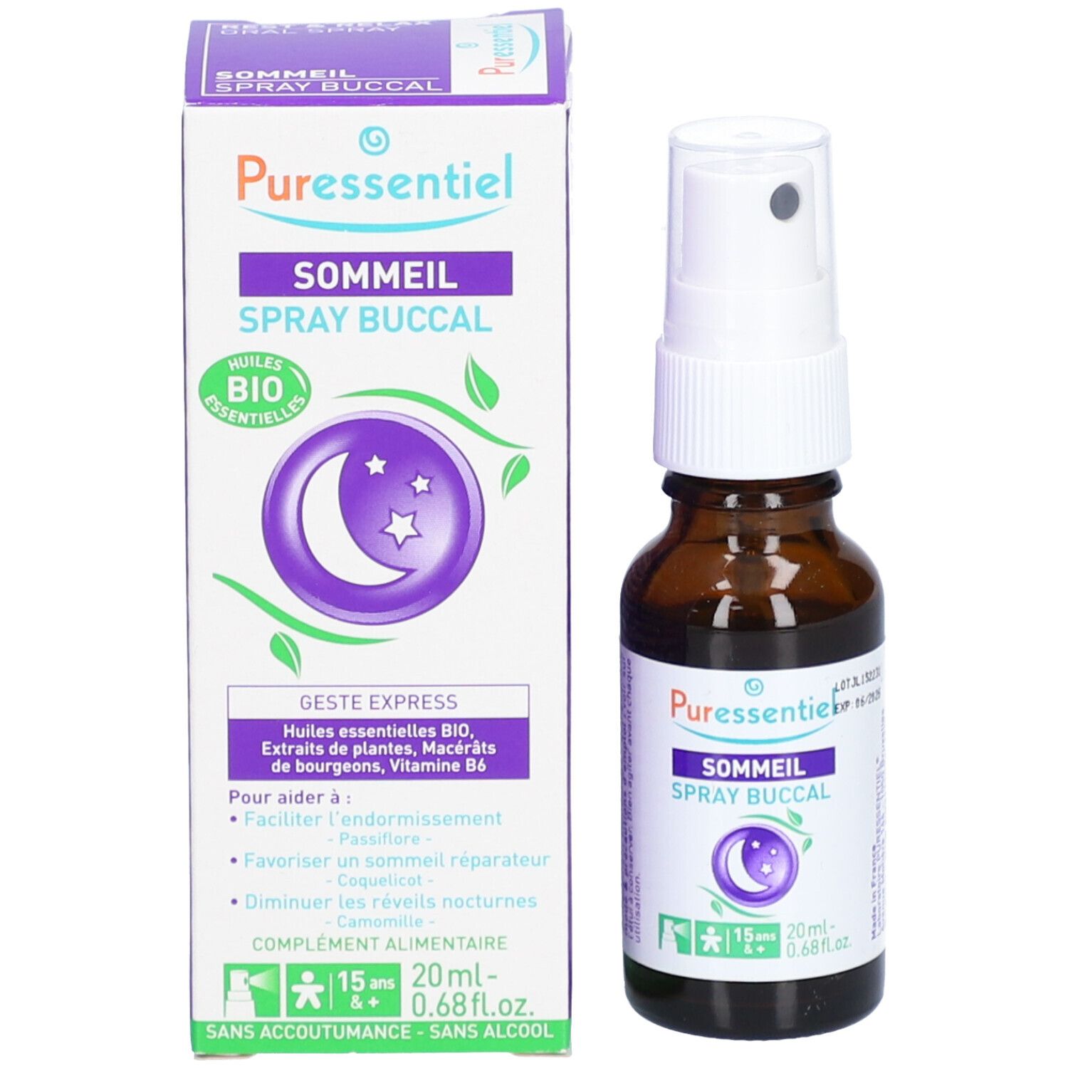 PURESSENTIEL Sommeil Spray bukkal