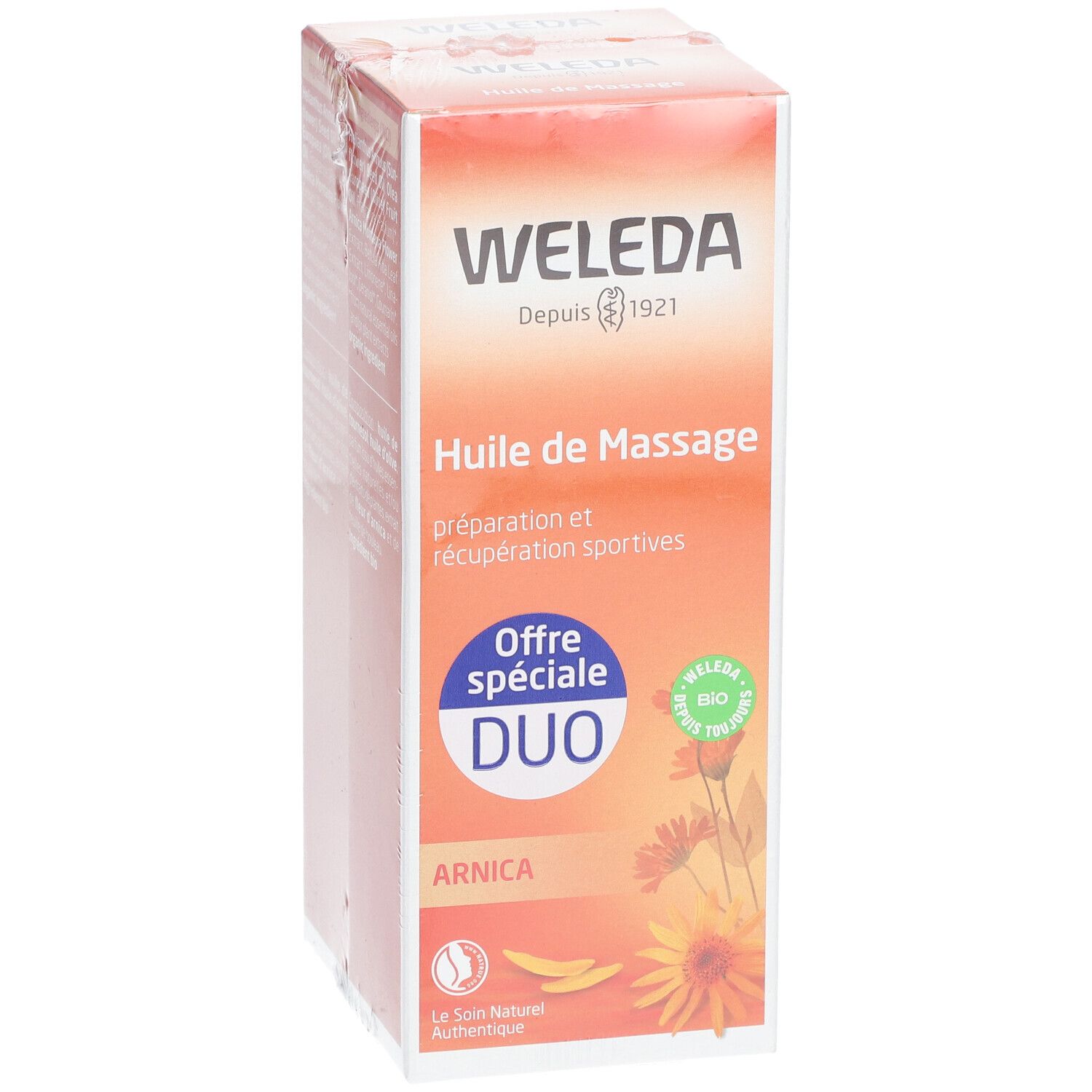 WELEDA Huile de Massage à l'Arnica DUO