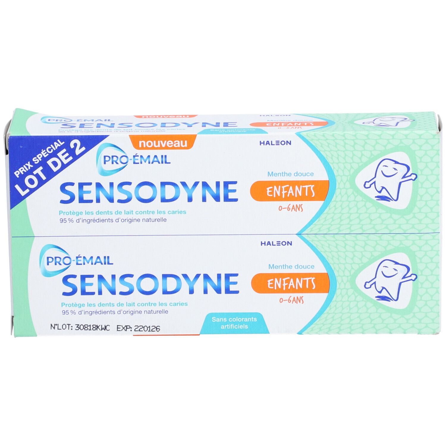 SENSODYNE Pro-émail Kinderzahnpasta 0-6 Jahre mit süßer Minze