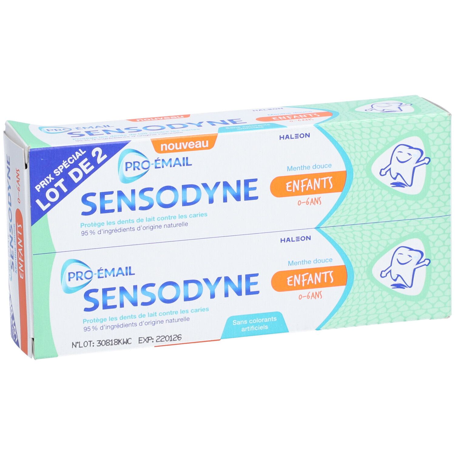 SENSODYNE Pro-émail Kinderzahnpasta 0-6 Jahre mit süßer Minze