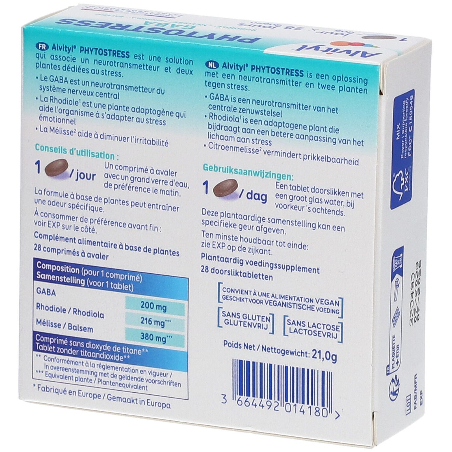 Alvityl® PHYTOSTRESS GABA