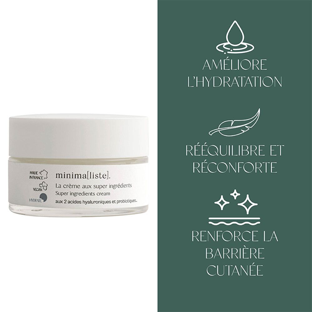 Minimalistisch die Creme mit den Superzutaten