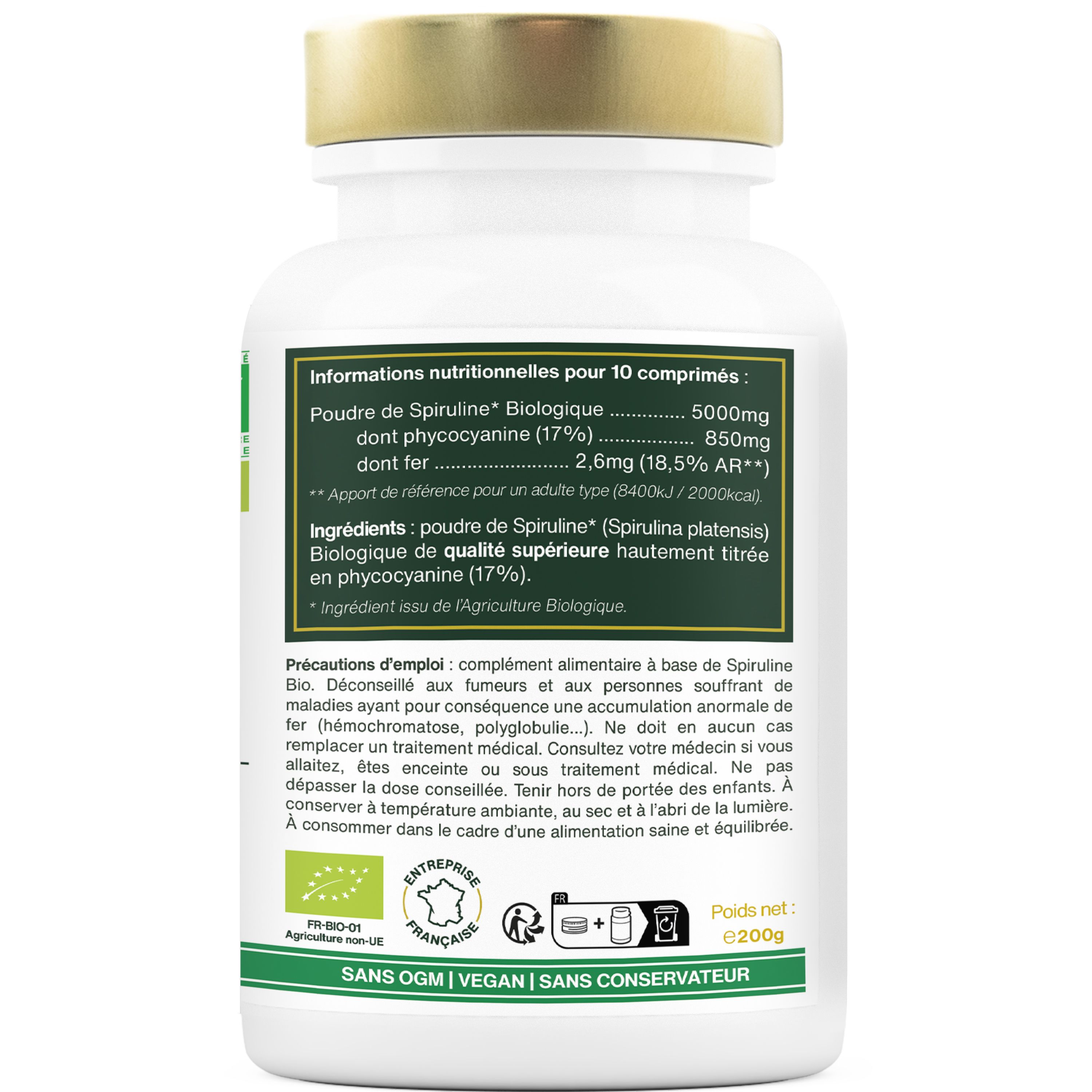 amoseeds SPIRULINE BIO, 17% PHYKOKYANIN