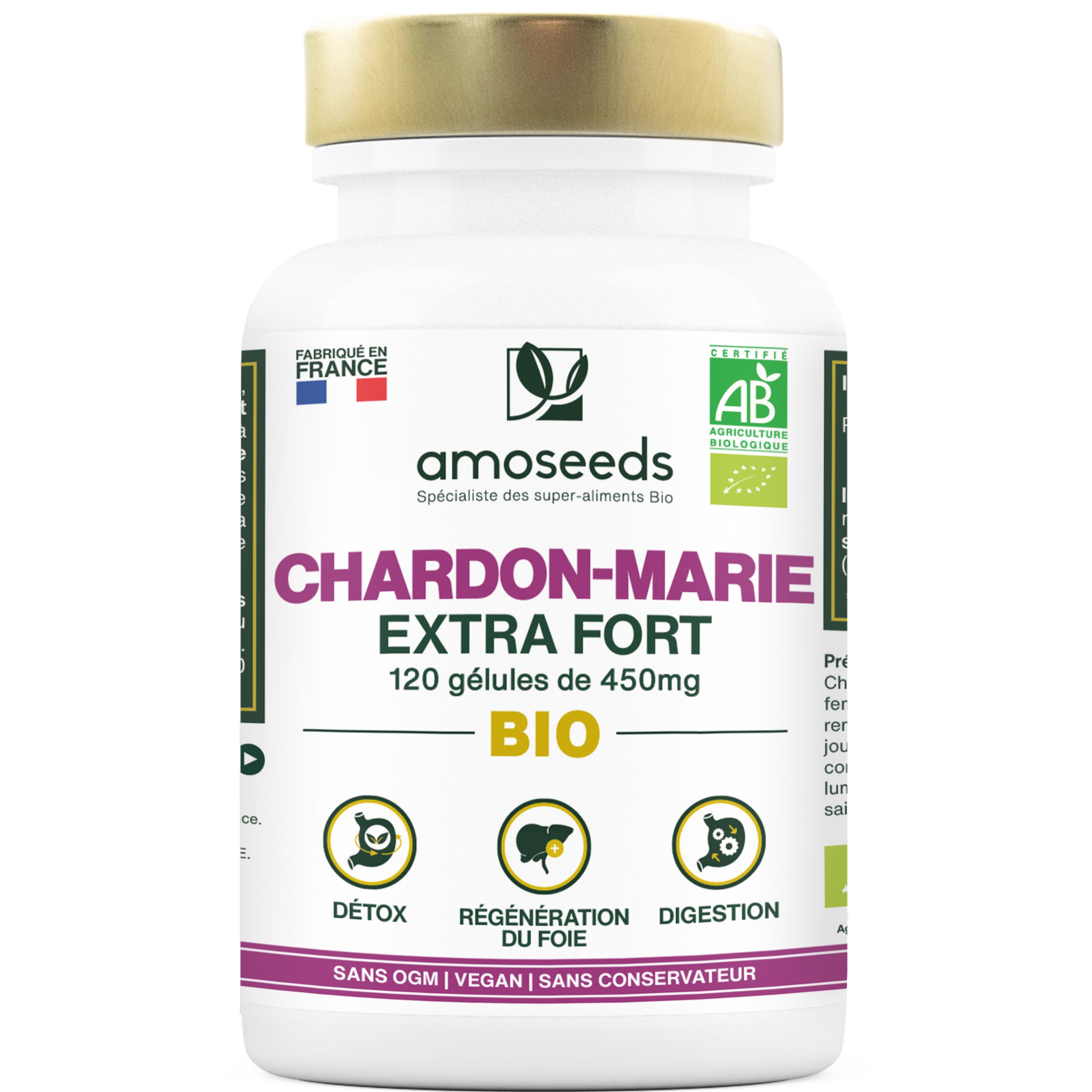 amoseeds CHARDON-MARIE ORGANIC, EXTRA FORT