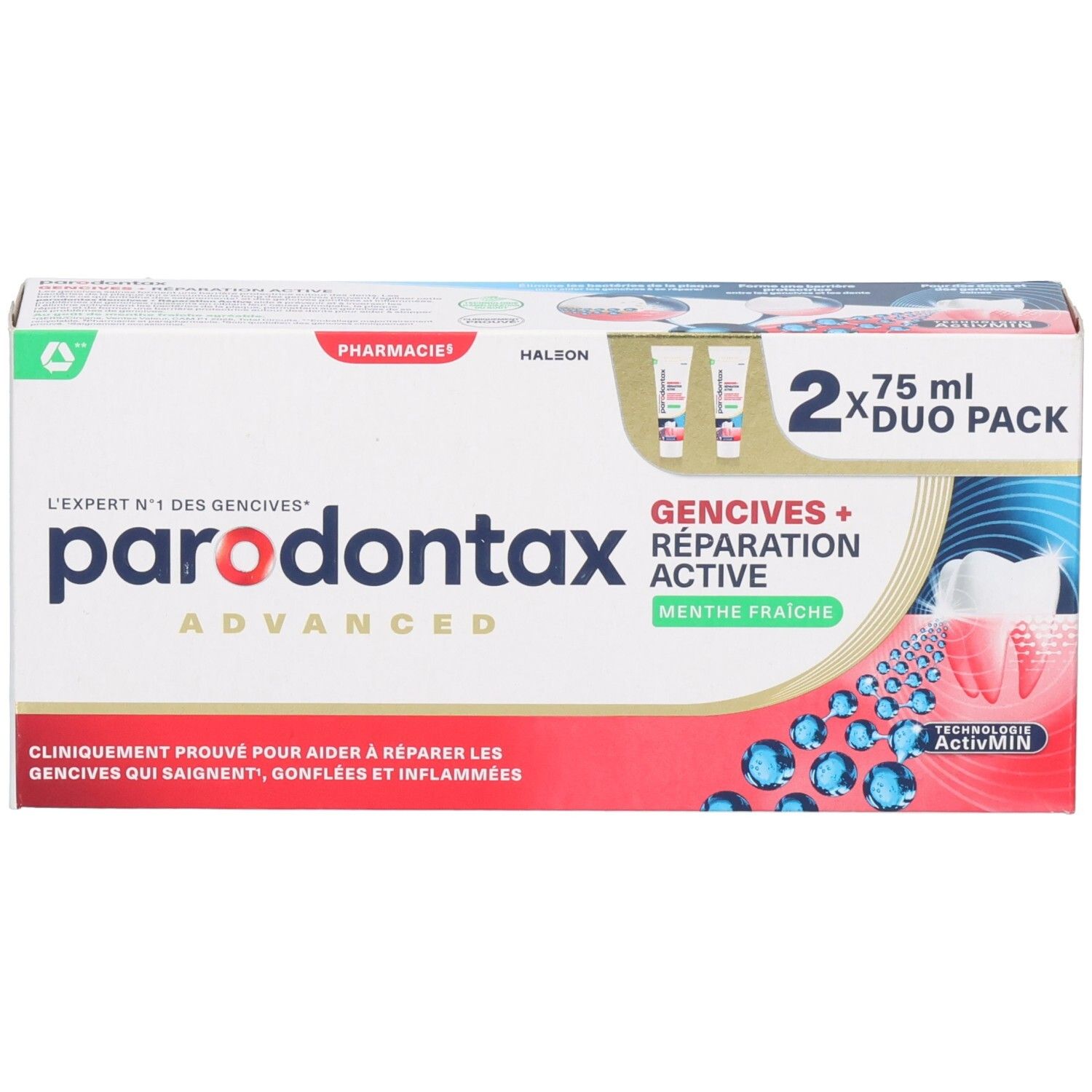 Parodontax Zahnpasta Duo Pack, 2x 75 ml.