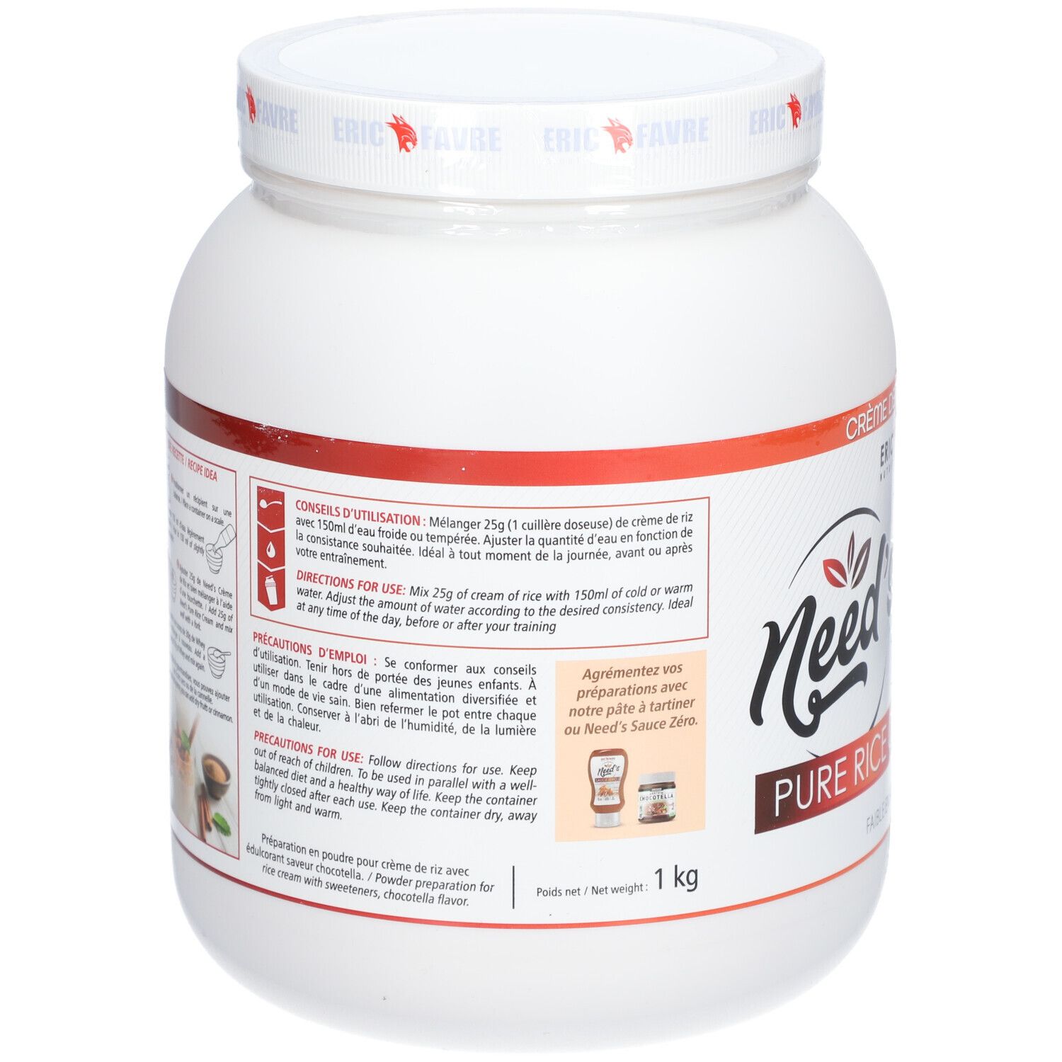 ERIC FAVRE Need's Pure Rice Cream - Crème de riz Chocotella