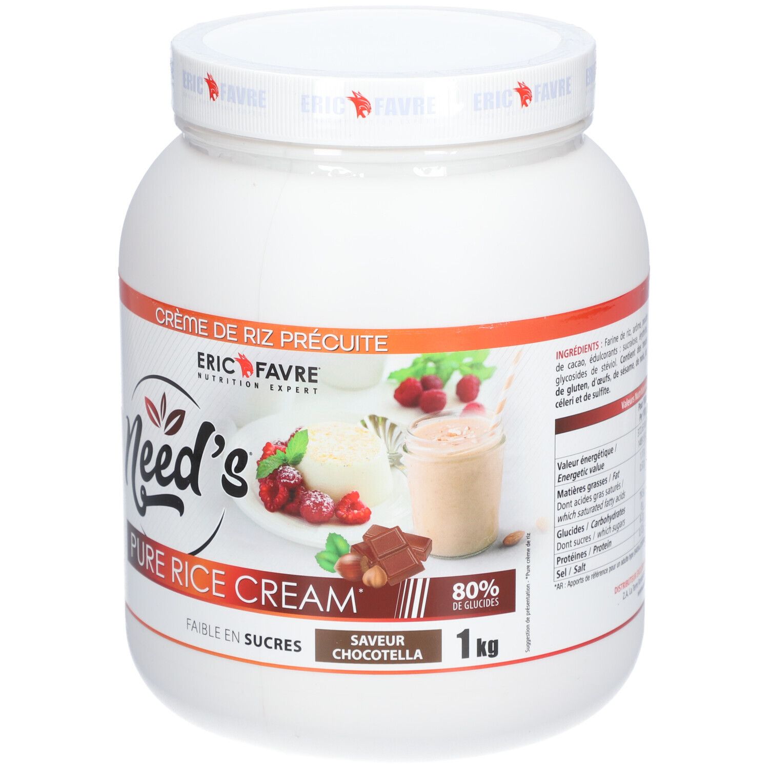 ERIC FAVRE Need's Pure Rice Cream - Crème de riz Chocotella