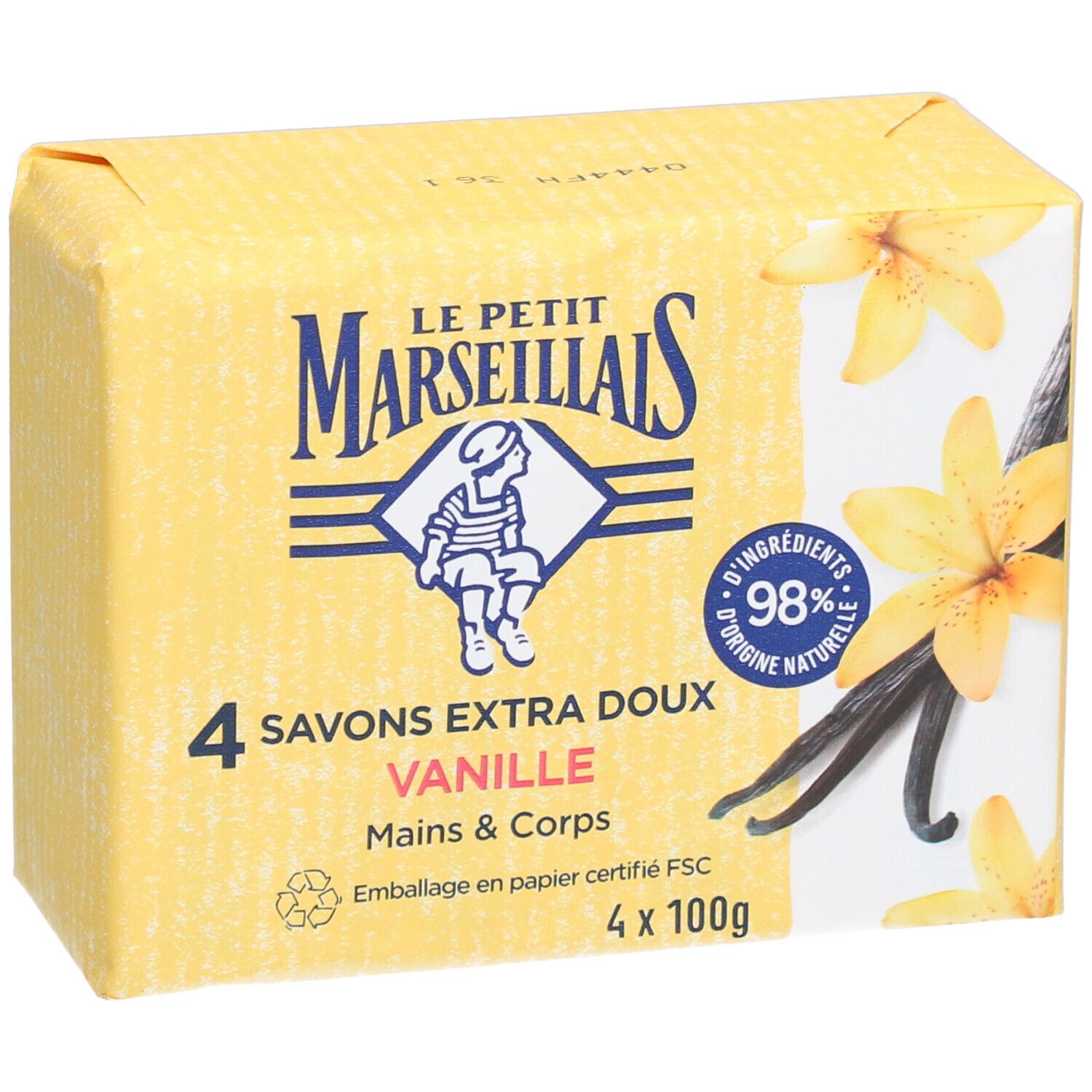 Le Petit Marseillais Savon Extra-Doux Vanille