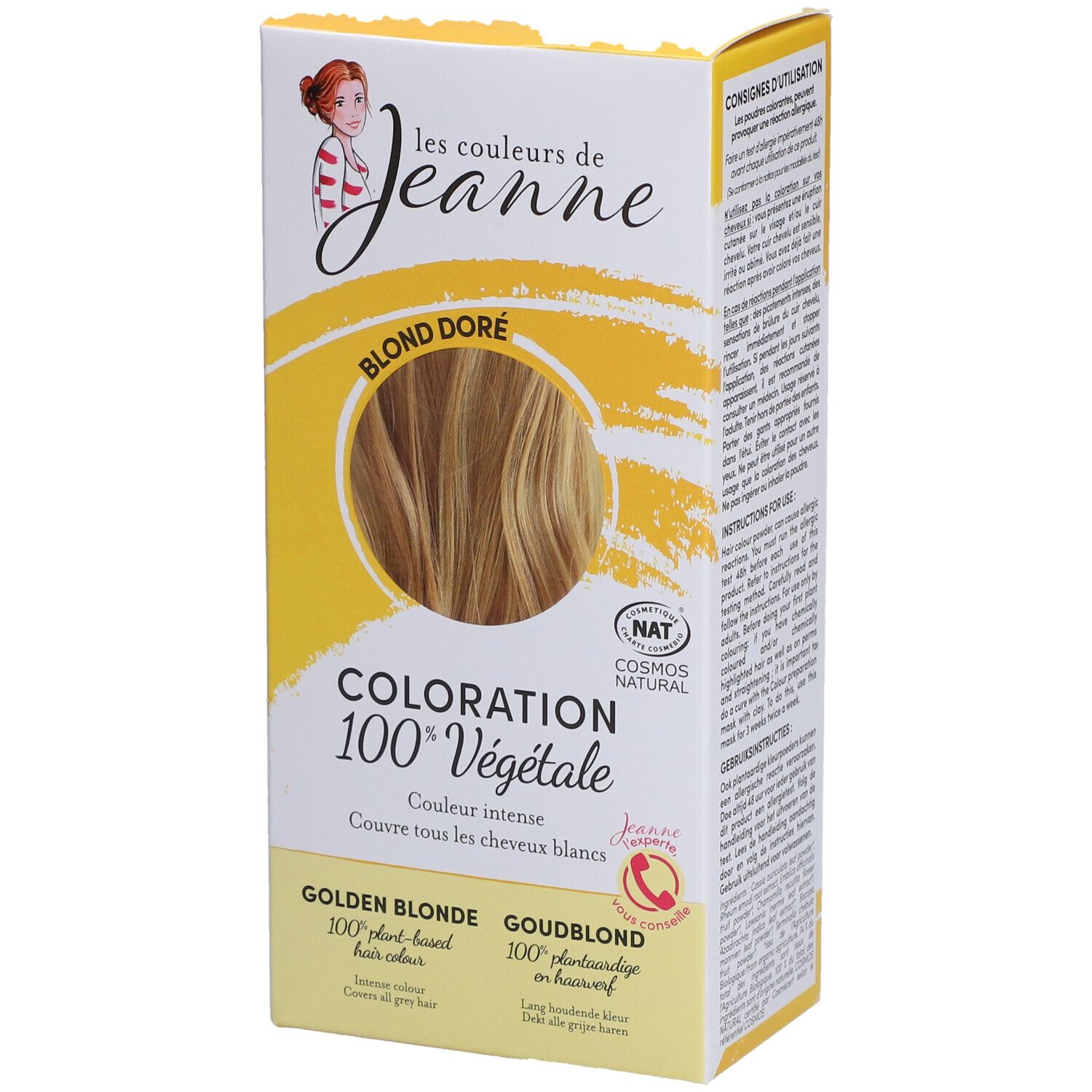 JEANNE COLOR VEG BIO BLD DORE 100G
