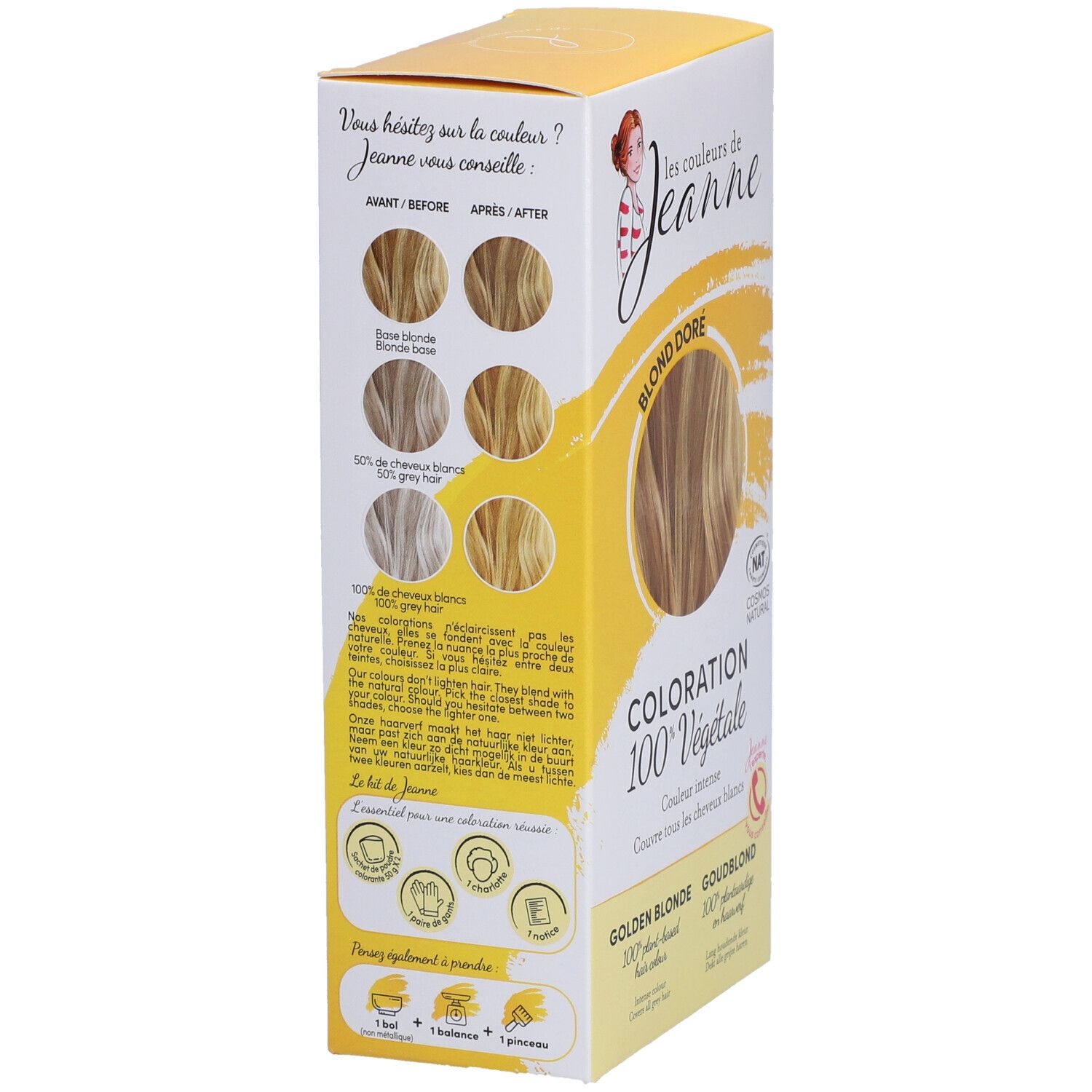 JEANNE COLOR VEG BIO BLD DORE 100G