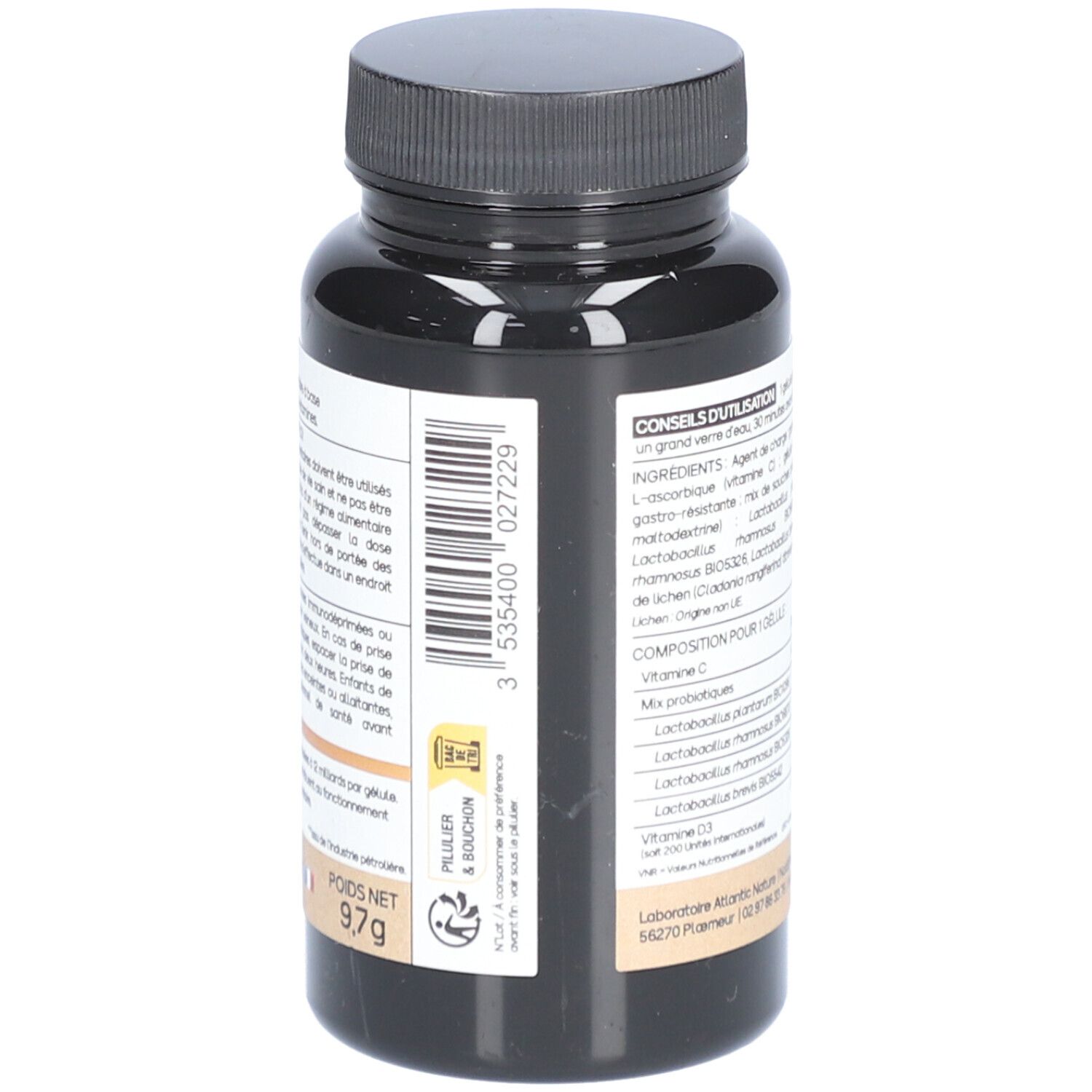 Nat&Form Probiotika 12 Milliarden KBE + Vitamin C & D