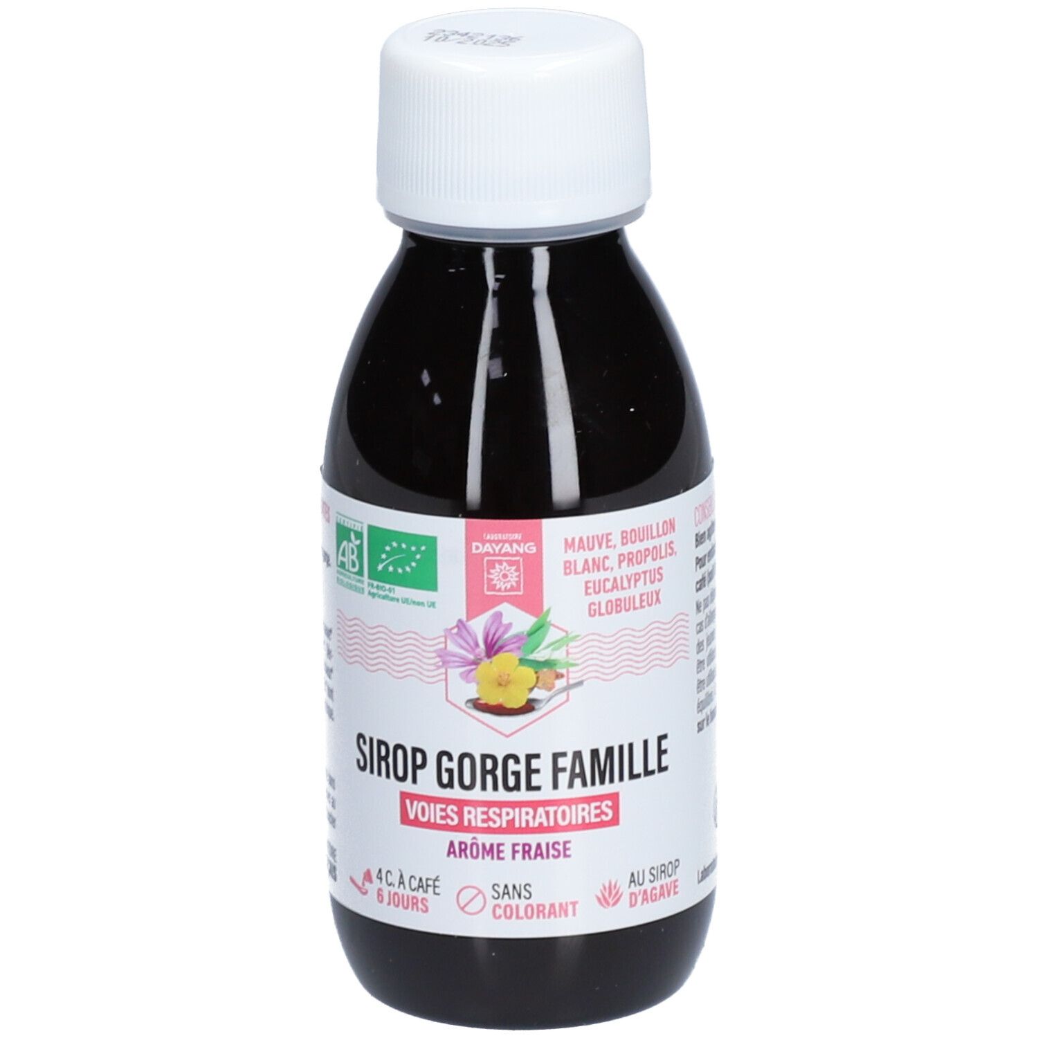 DAYANG SIROP GORGE FAMILLE 120ML Bio