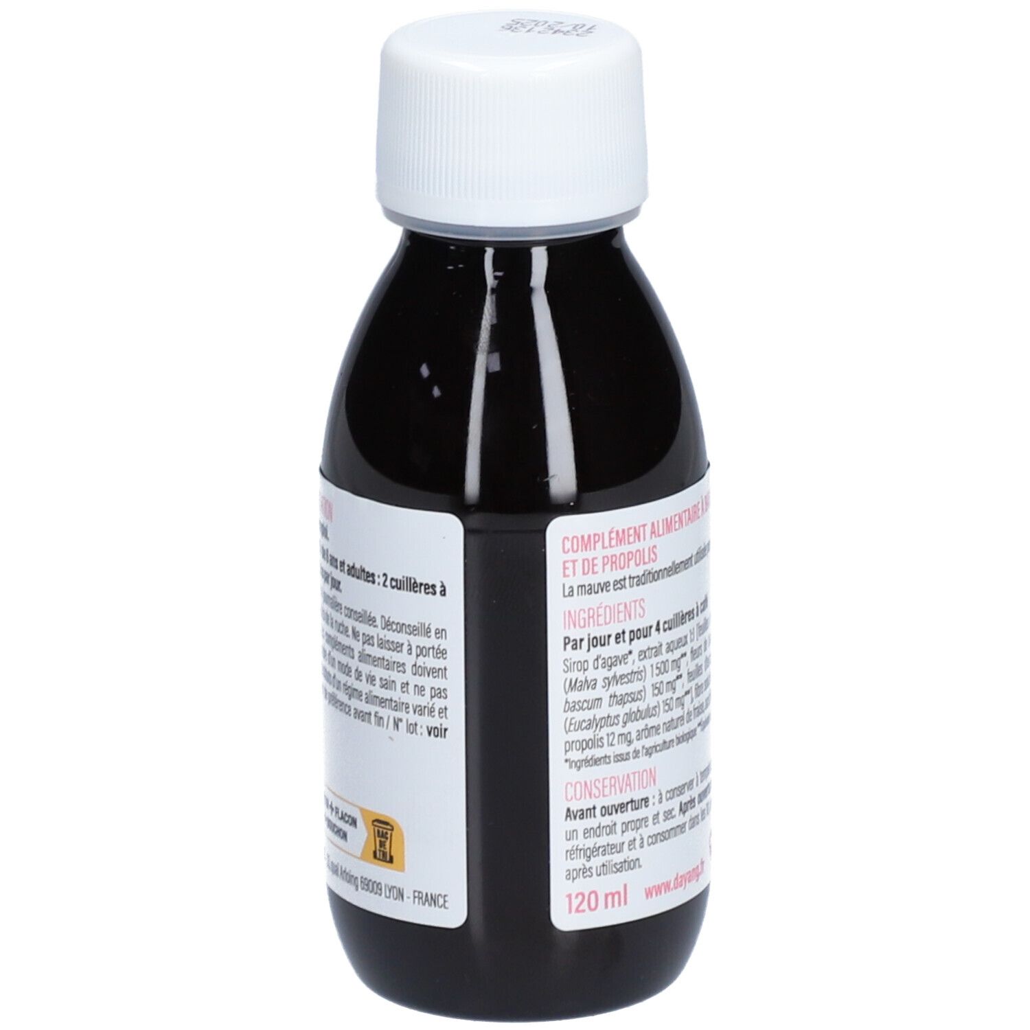 DAYANG SIROP GORGE FAMILLE 120ML Bio