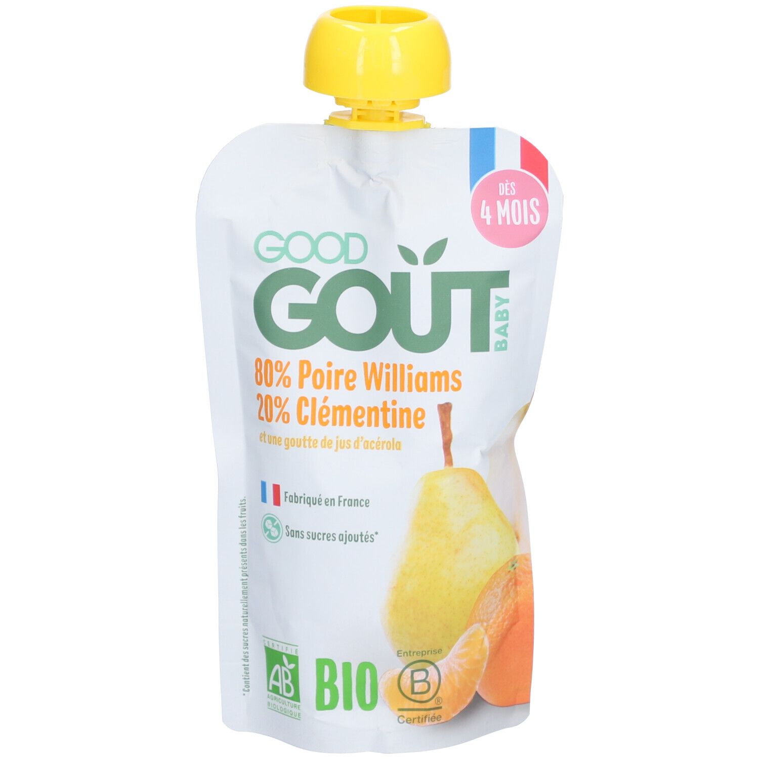 GOODGOUT BIO-CLEMENTINE-BIRNE 120G
