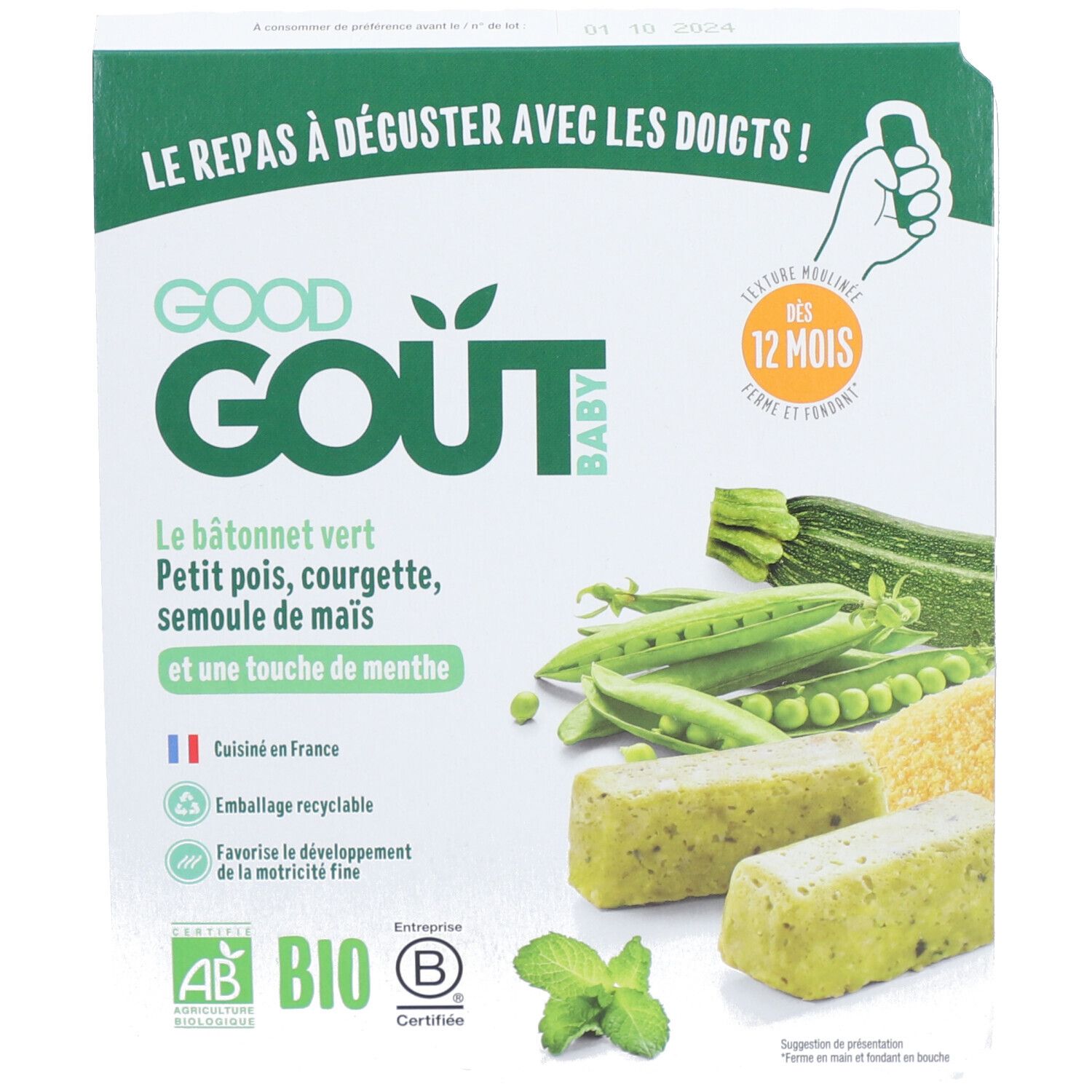 GOODGOUT LE BATONNET VERT 120G