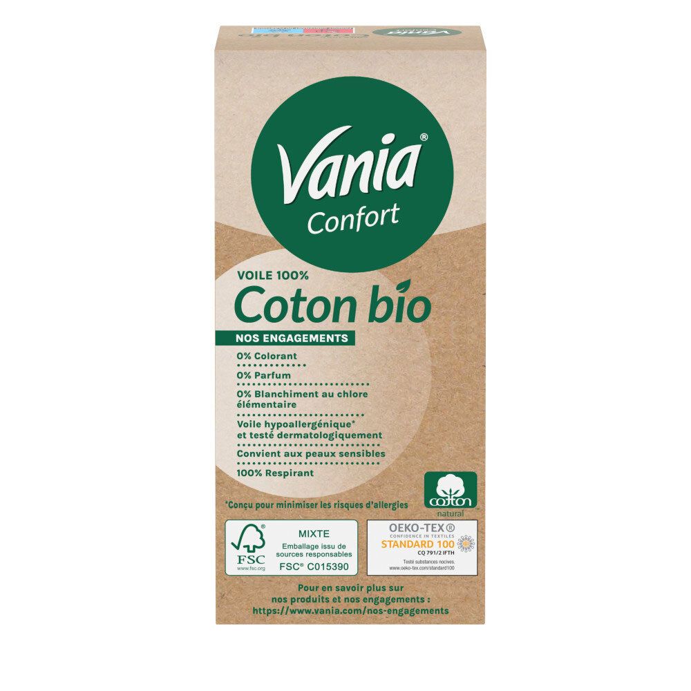 VANIA Voile 100% Bio-Baumwolle: 0% Farbstoff, 0% Parfüm, hypoallergen.
