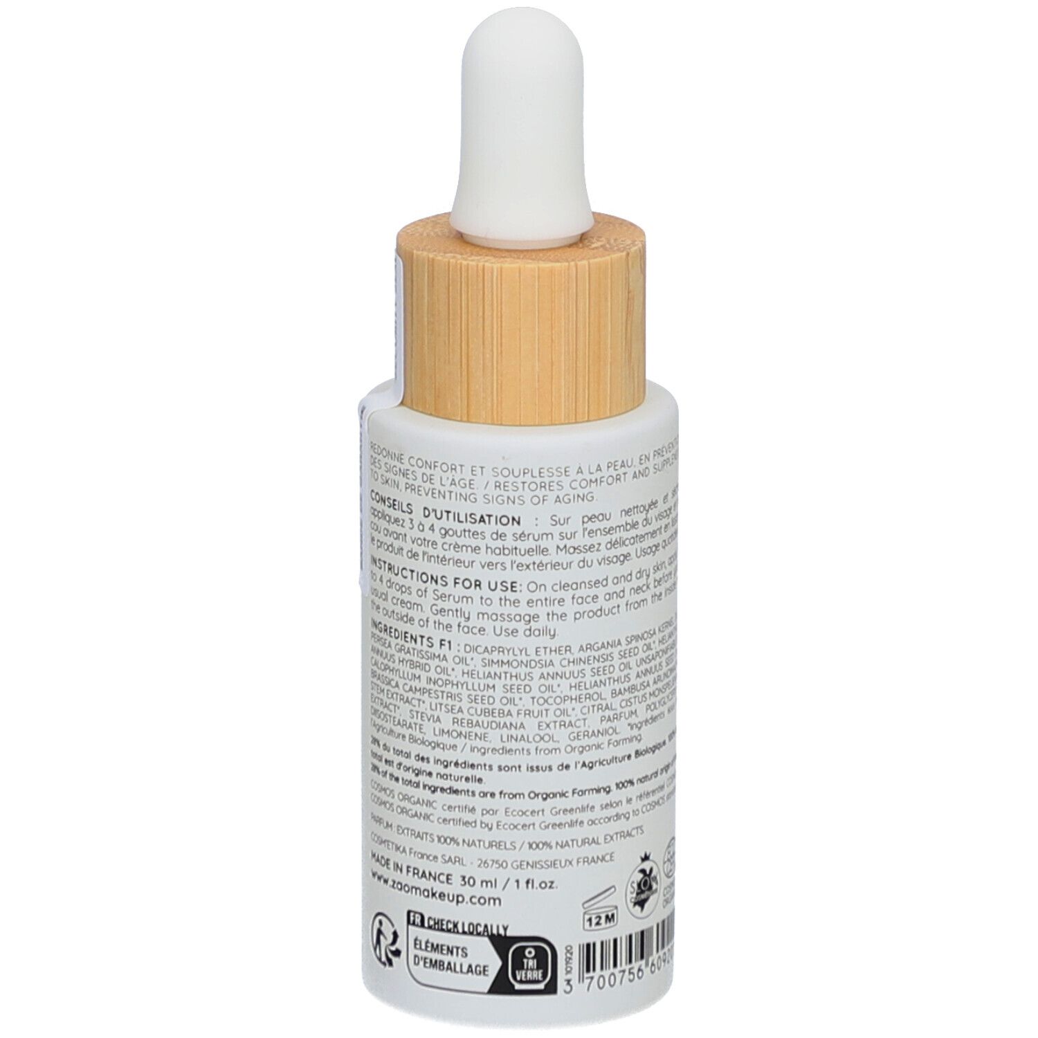 ZAO MAKE UP Sérum Concentré Régénérant