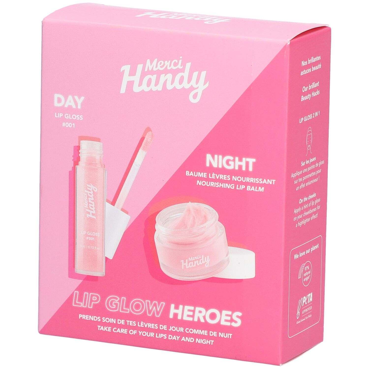 MERCI HANDY Lippenglanz-Helden