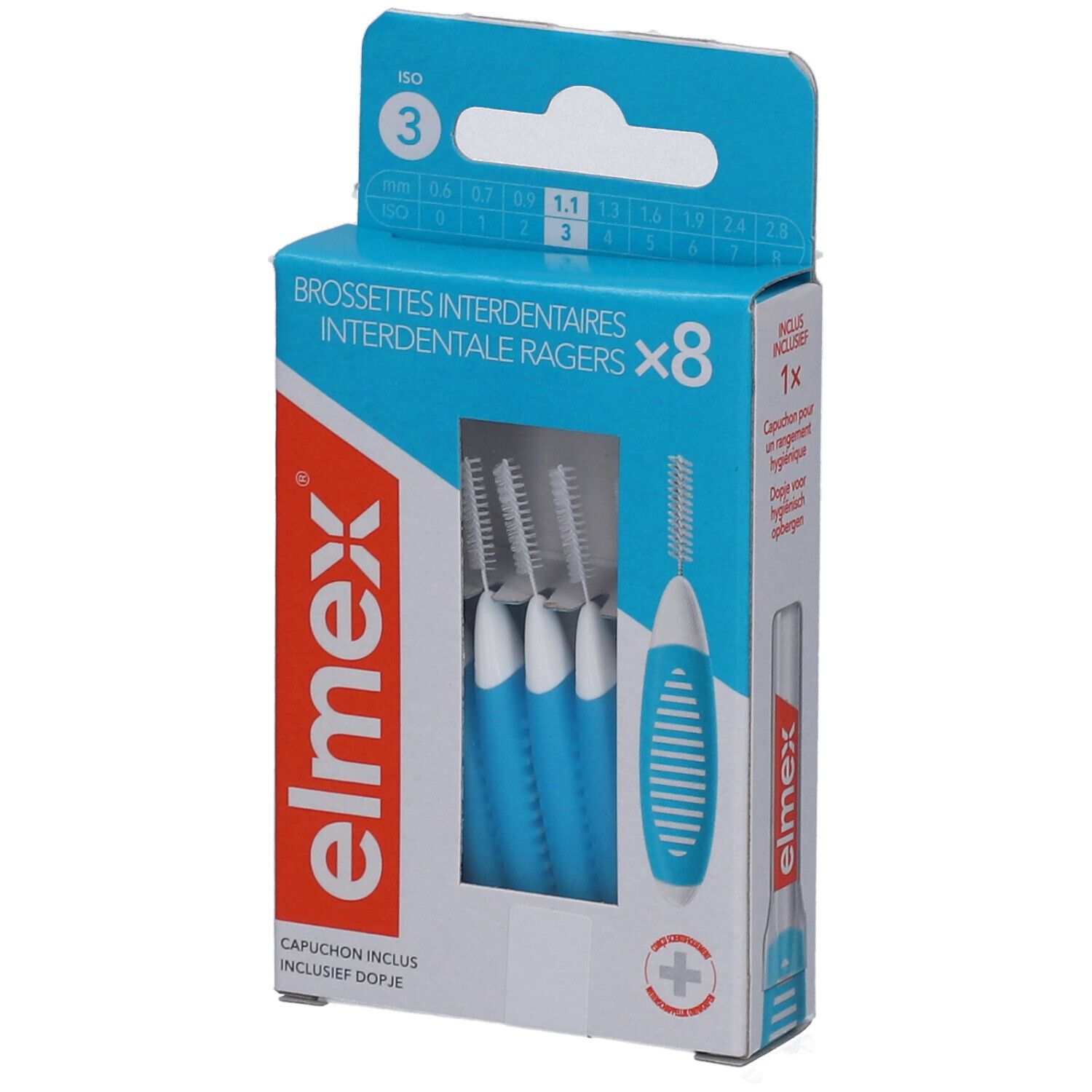 Elmex Brossettes Interdentaires ISO 3 1.1 mm