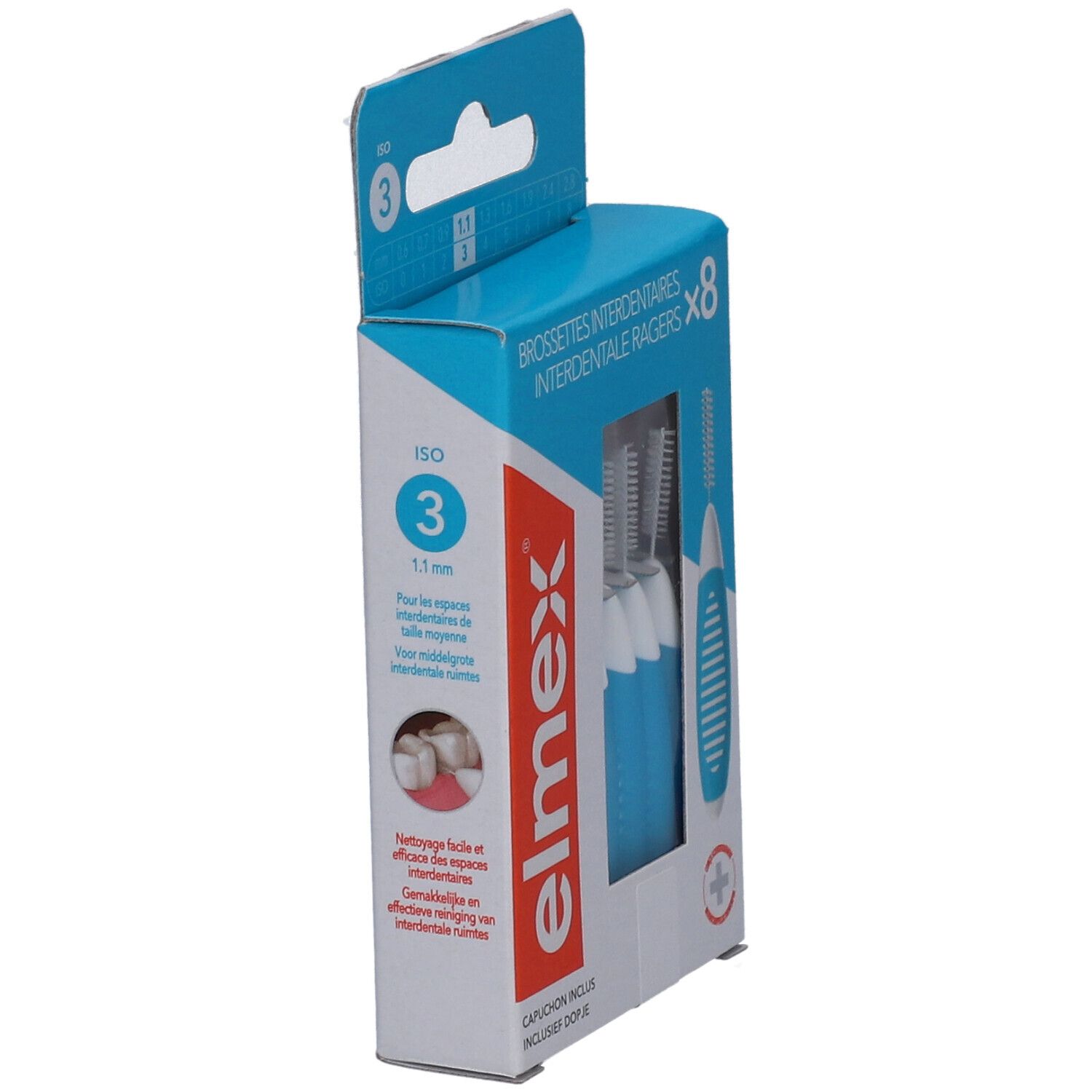 Elmex Brossettes Interdentaires ISO 3 1.1 mm