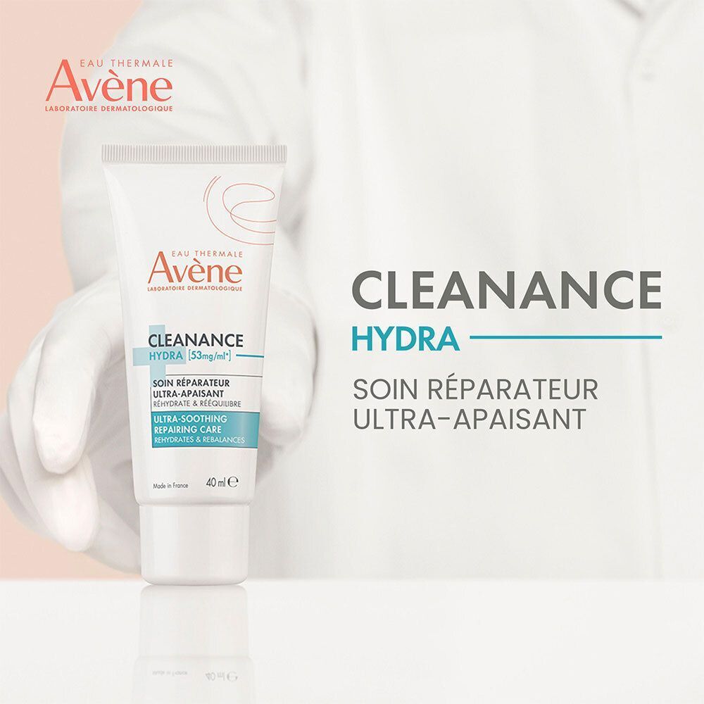Avene Cleanance Hydra Ultra-beruhigende reparierende Pflege in einer Tube.