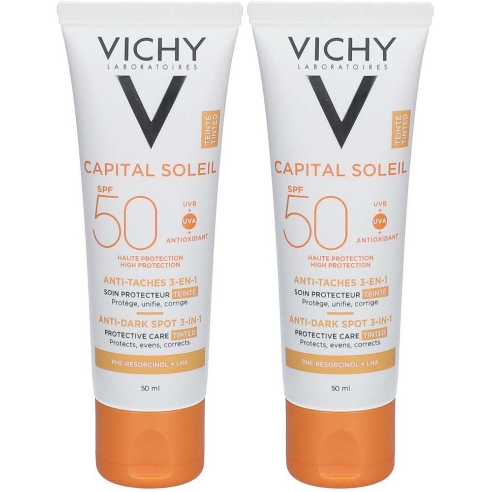 VICHY Capital Soleil Soin anti-tâches teintée SPF50+ Tube 50ml