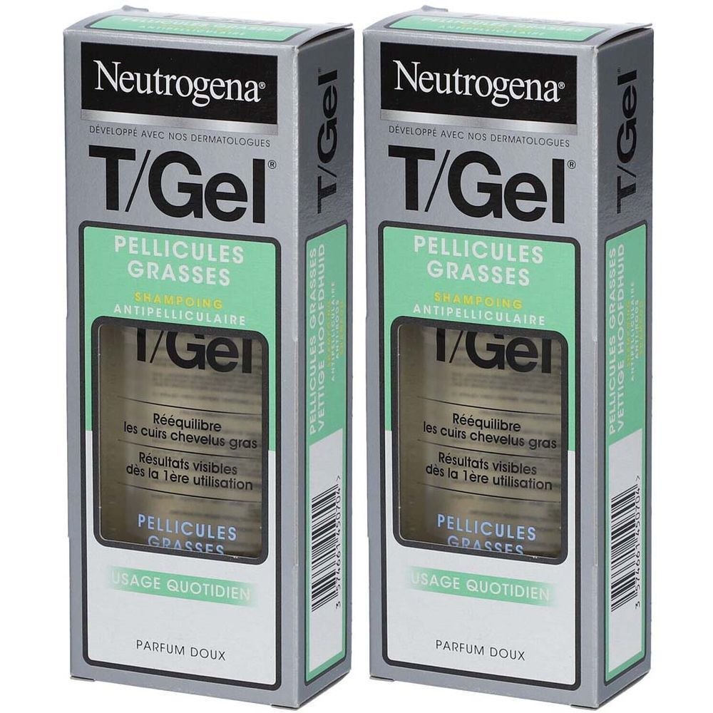 Neutrogena, T/Gel, Shampoing Pellicules Grasses 250 ml