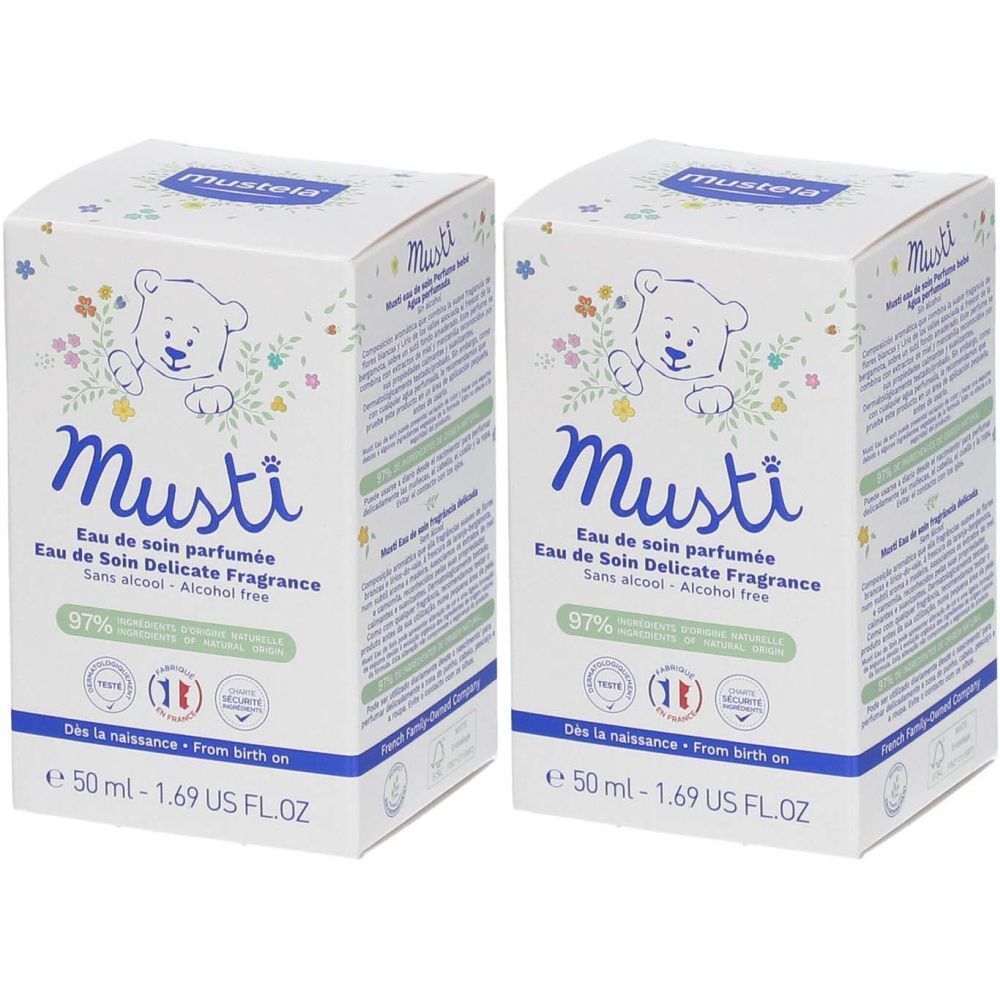 mustela® Bébé Musti Parfümiertes Pflegewasser Normale Haut