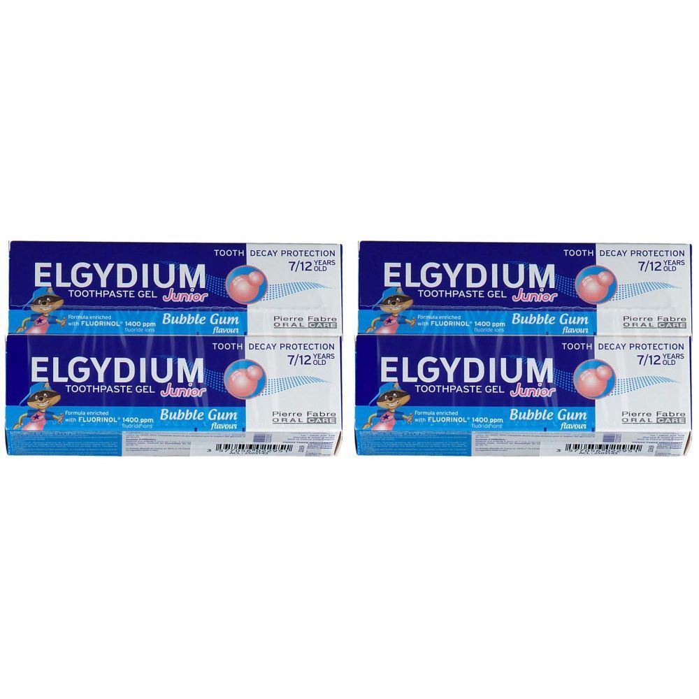 ELGYDIUM Junior Gel Zahnpasta Kaugummi