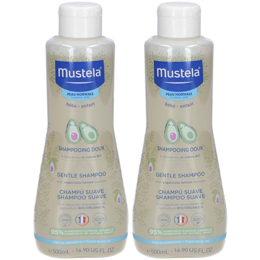 mustela® Bébé Enfant Shampoing Doux à l'Avocat BIO Peau Normale