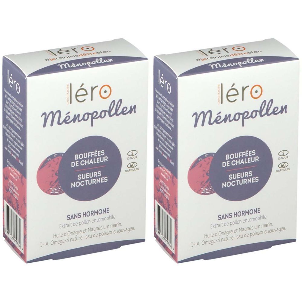 Laboratoire Léro Ménopollen Bouffées de chaleur