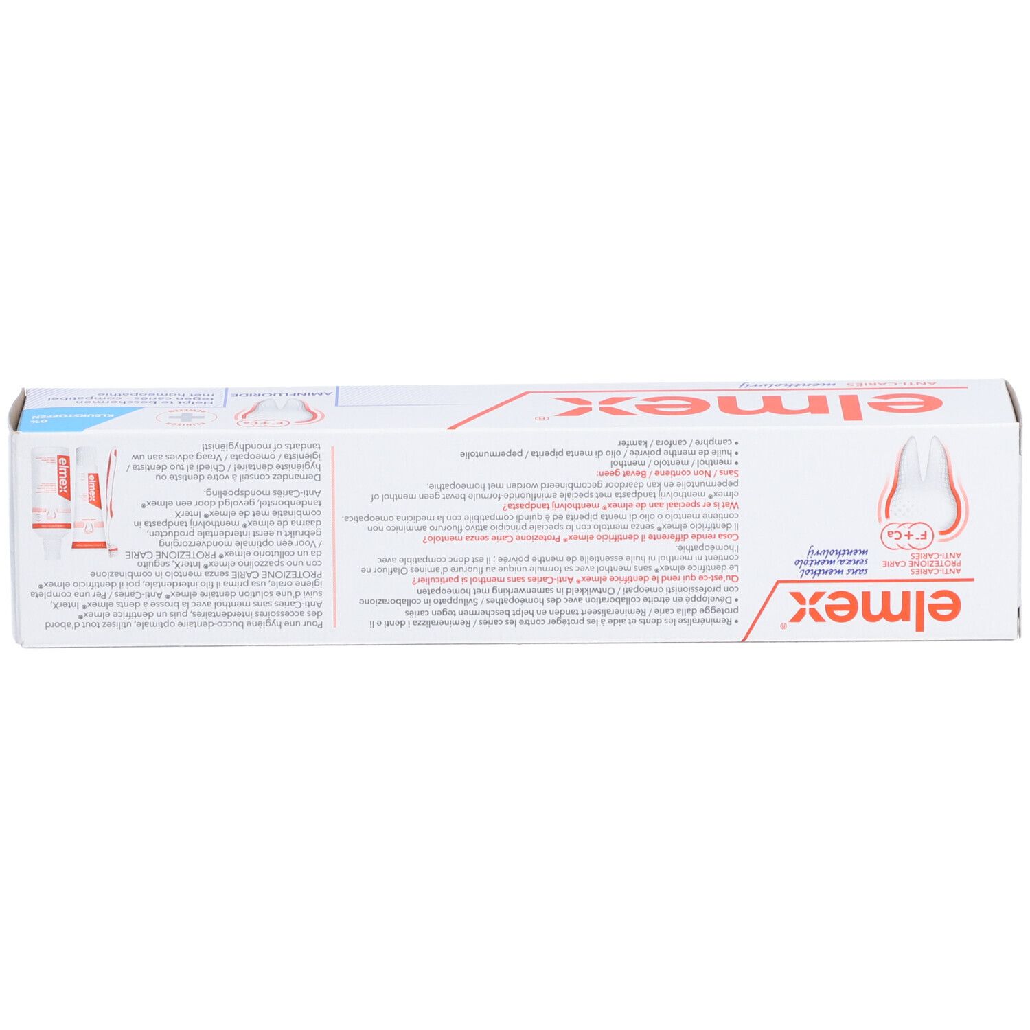 elmex® dentifrice sans menthe protection caries