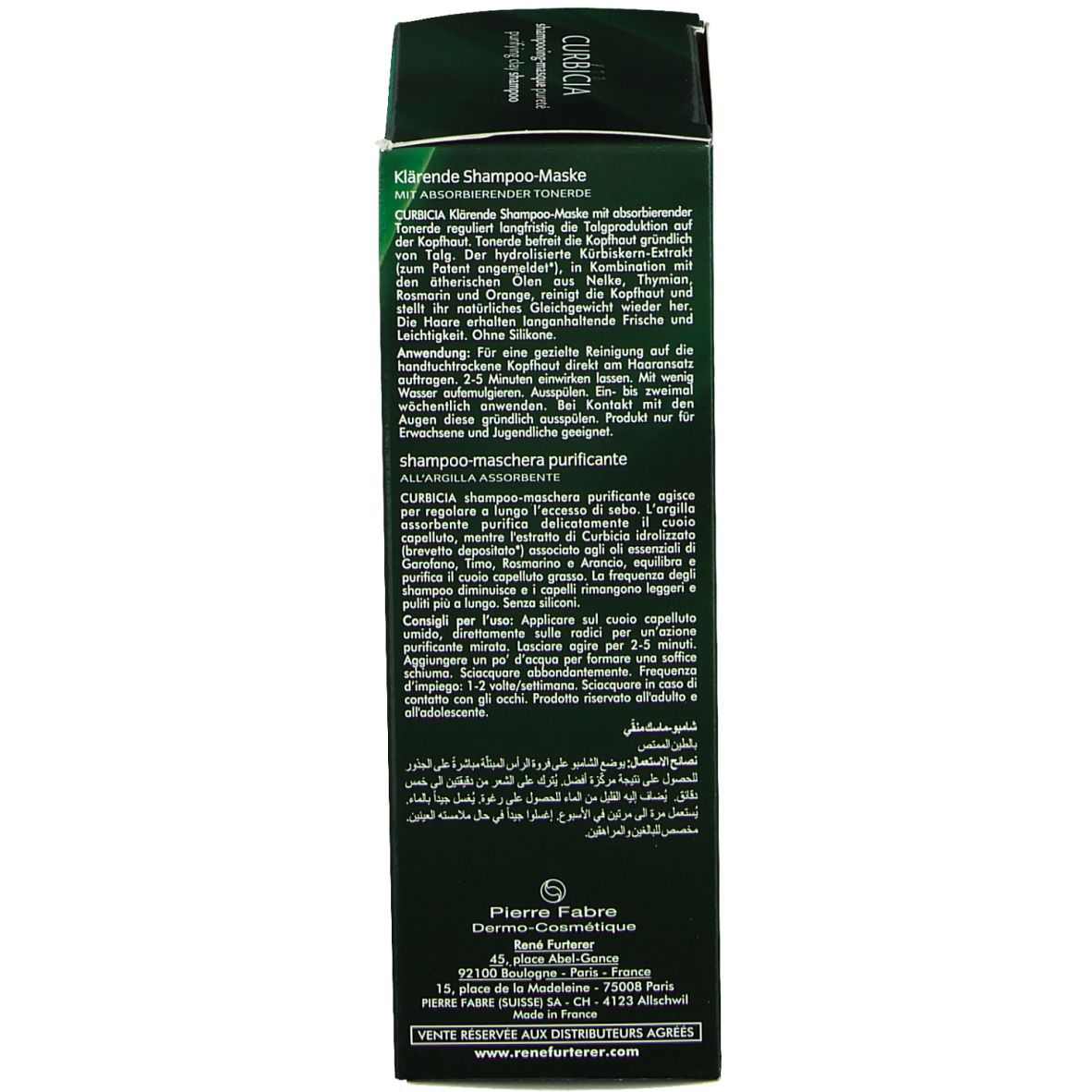 Rene Furterer Curbicia Shampoing-masque pureté