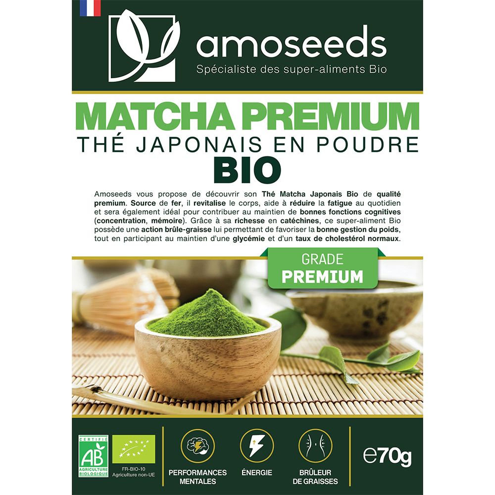 Japanischer Matcha Tee in Pulverform Bio 70g