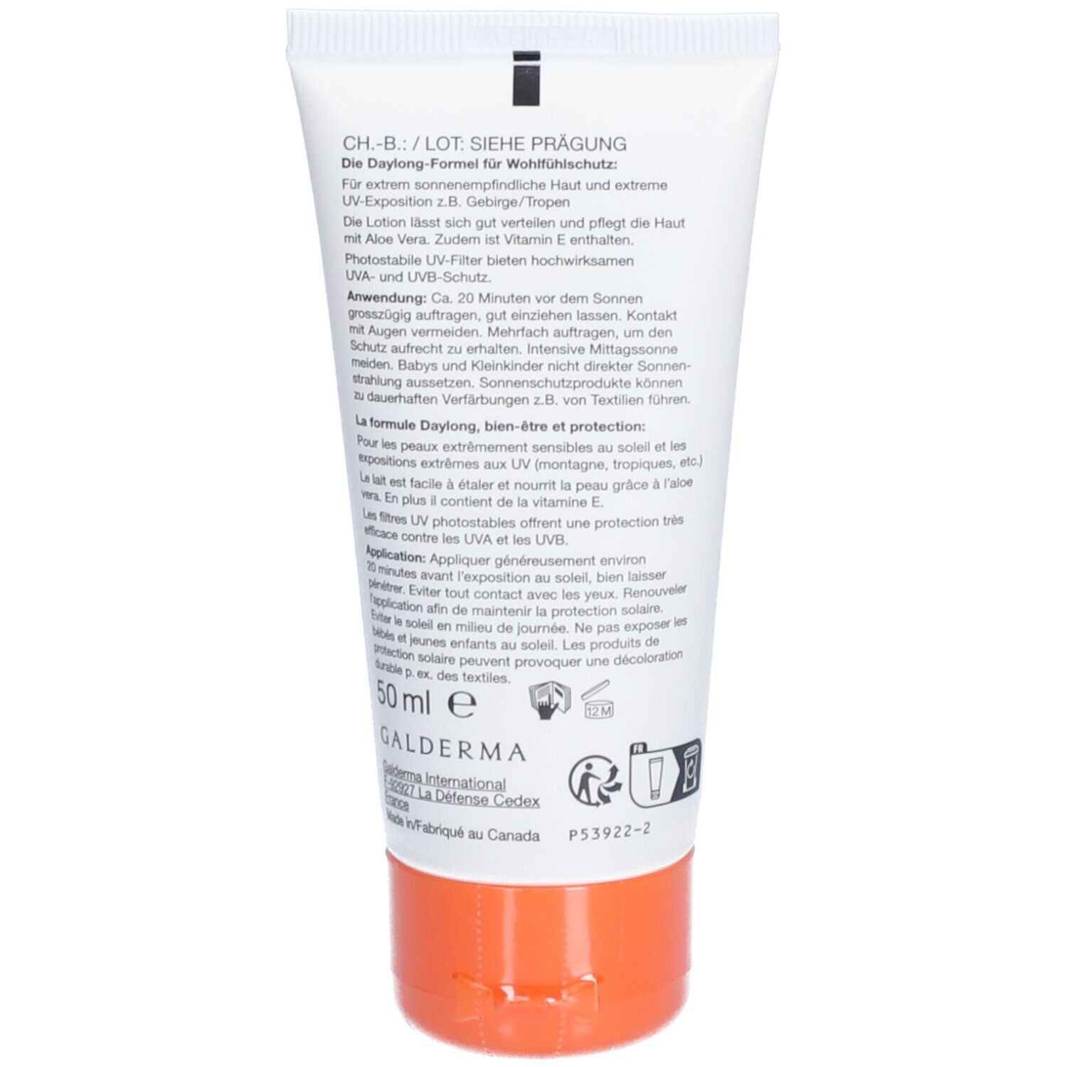 Daylong Extreme SPF 50+ Liposom Sonnenmilch