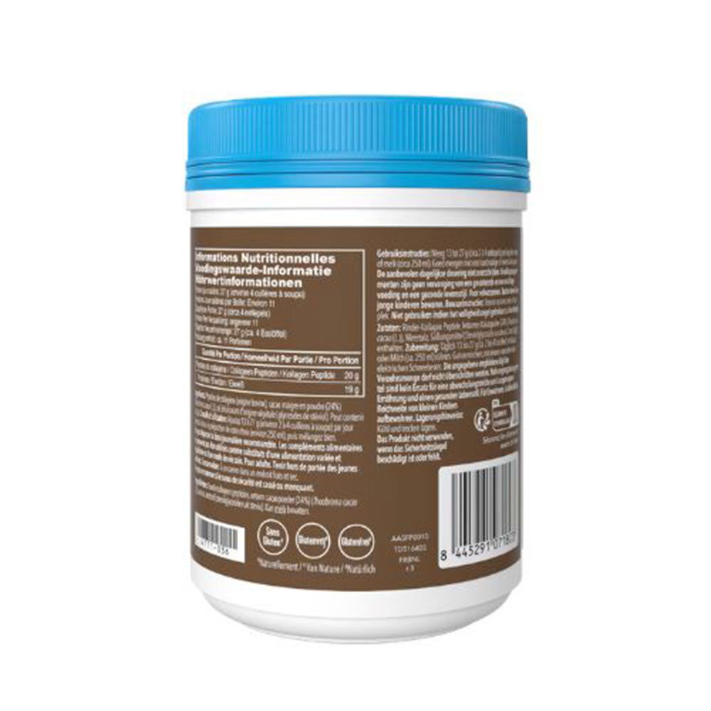 Rückseite der Dose. Informationen zu Nährwerten und Inhaltsstoffen. Verschiedene Symbole und Logos.