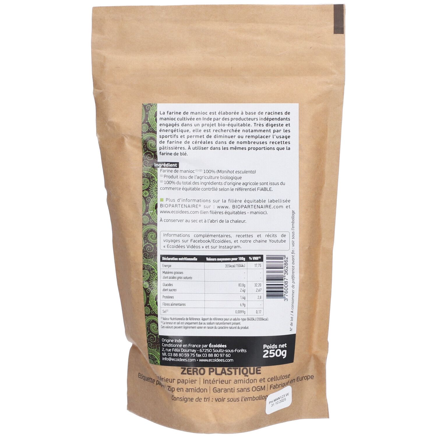 Ethnoscience Mehl aus MANIOC