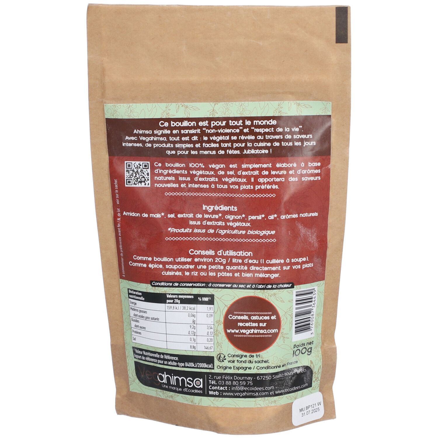 Vegahimsa® Vegane Brühe VOLAILLE