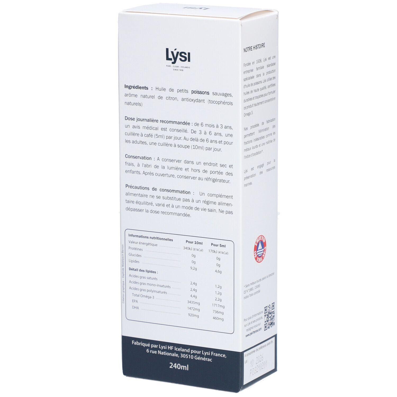 Lysi OMEGA 3 Hauptstadtform