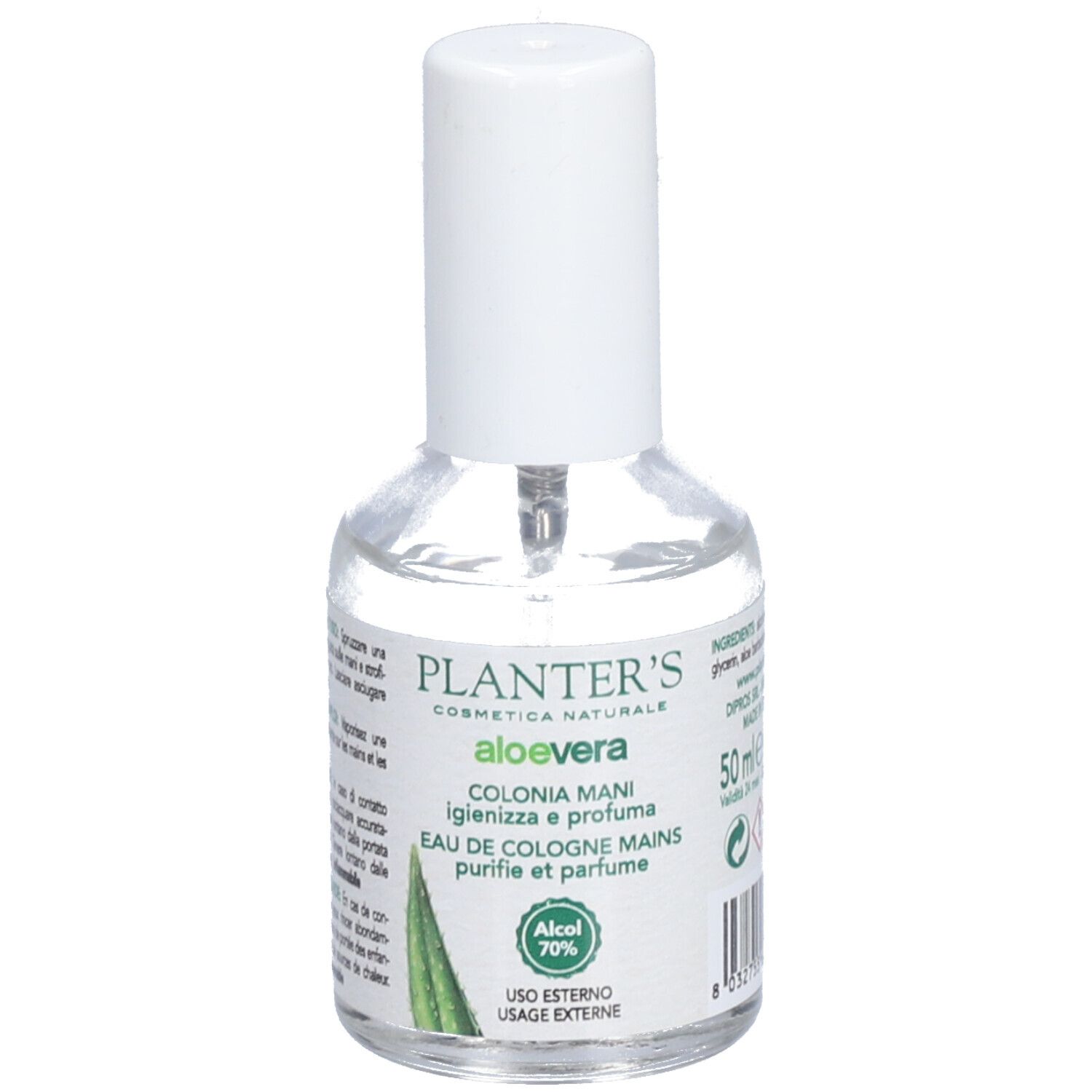 Planter's Eau de Cologne Hand Aloe Vera - Reinigt und parfümiert