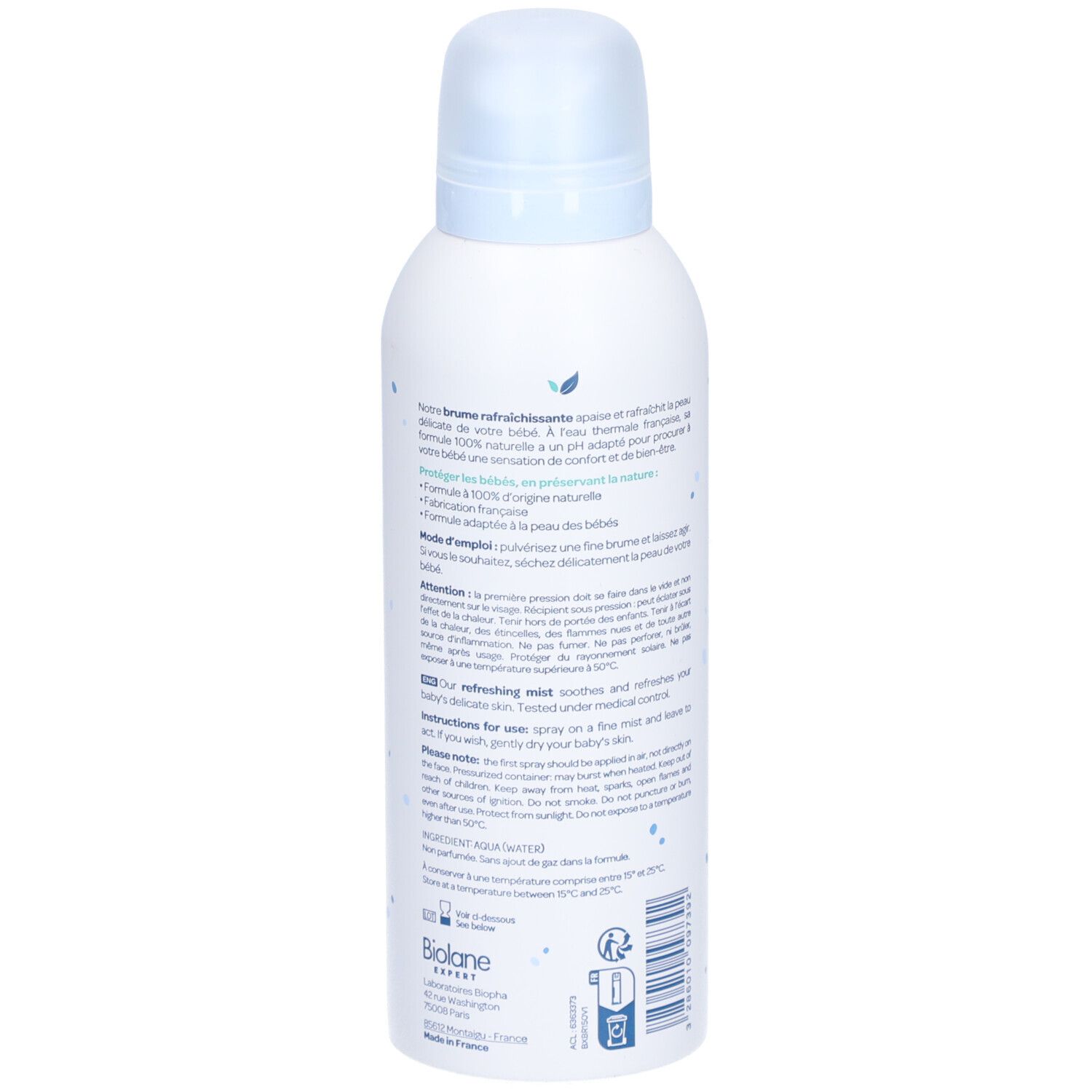 Biolane Expert Erfrischender Nebel
