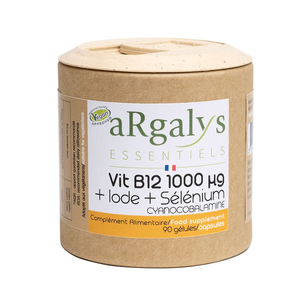 aRgalys Vitamin B12 Vegan (1000 µg) + Jod und Selen
