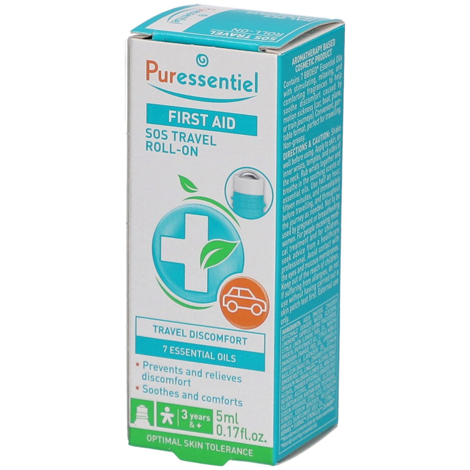 Puressentiel Wohlfühl-Roller Reisekrankheit mit 7 ätherischen Ölen