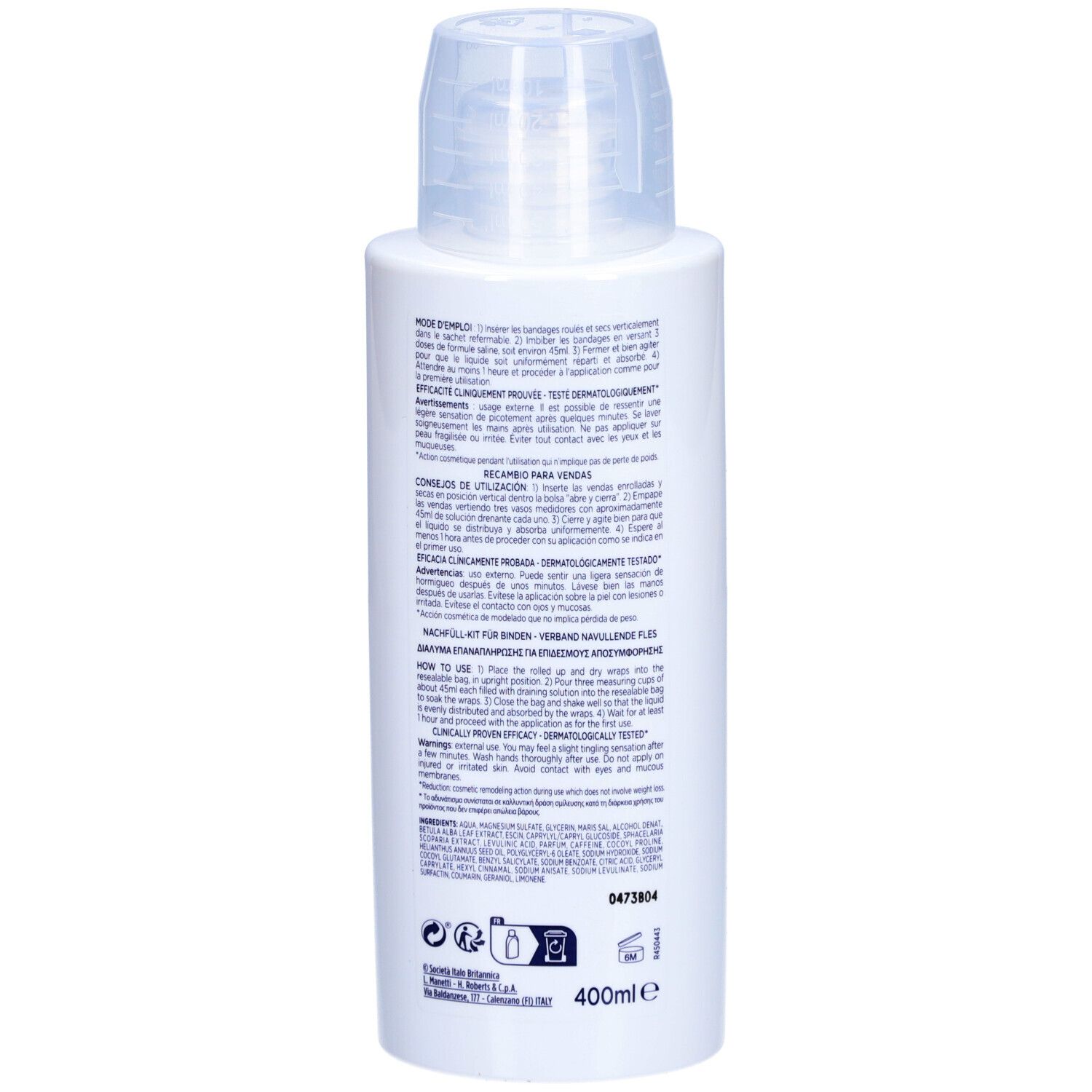 Somatoline Cosmetic Recharge Bandagen Lösung