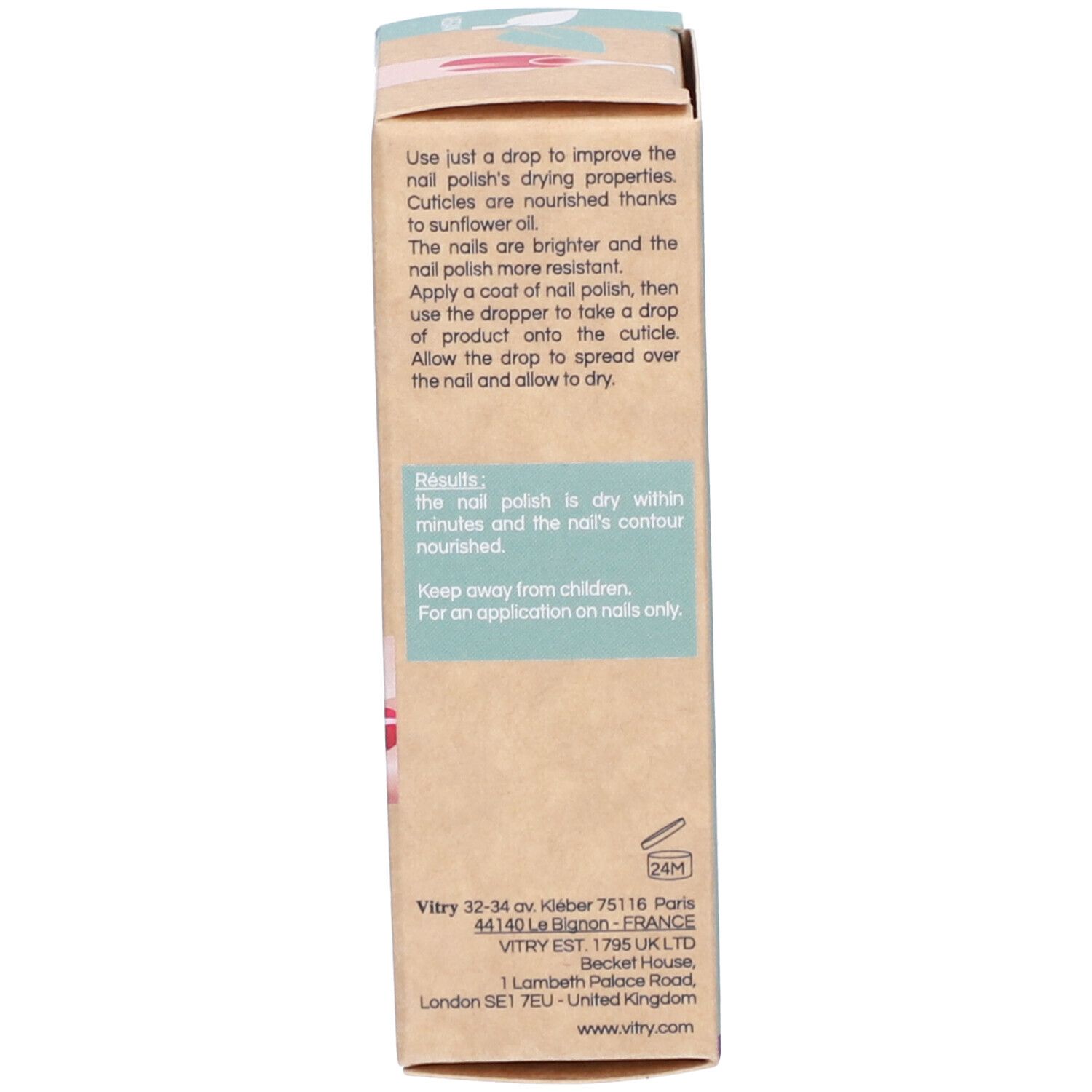 VITRY GOUTTE SECHAGE ONGLE 10ML