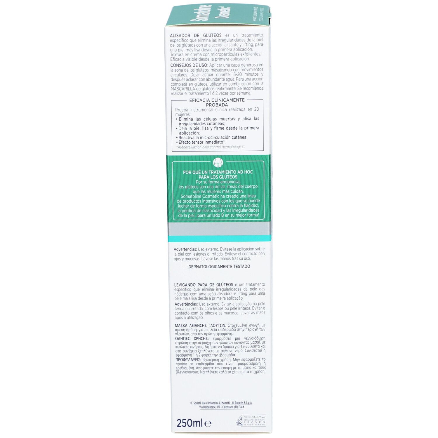 Somatoline Cosmetic Glättender Po - Perfektionierende Peeling-Maske