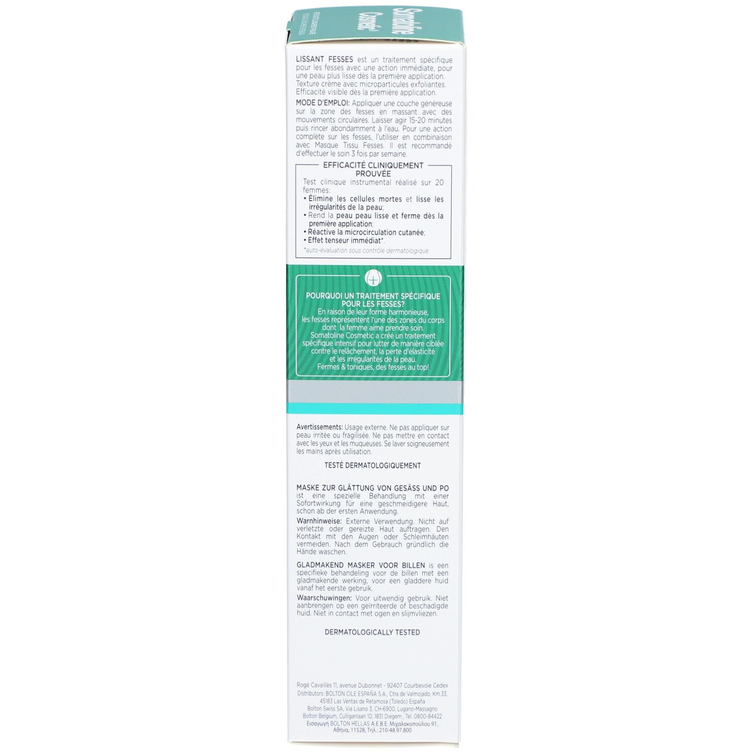 Somatoline Cosmetic Glättender Po - Perfektionierende Peeling-Maske