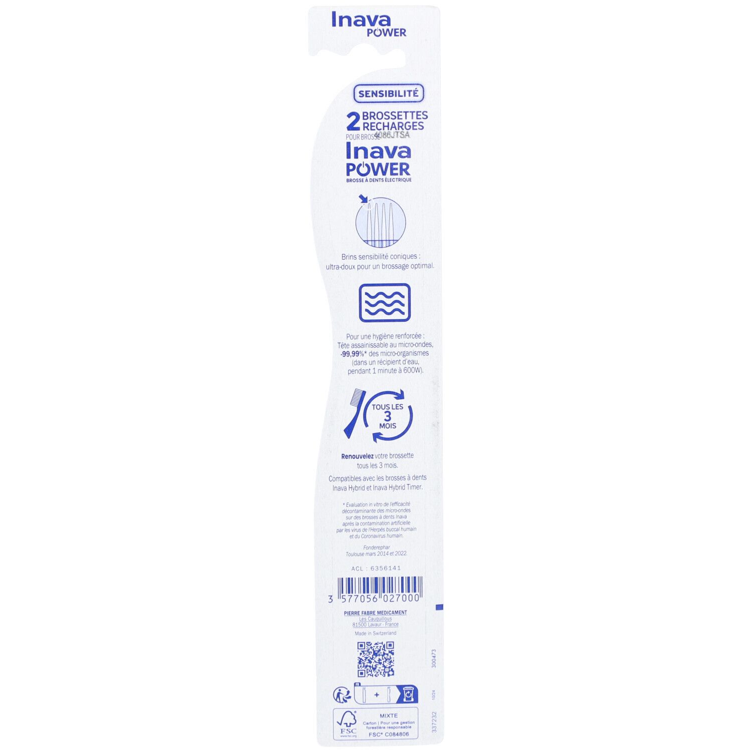 BDEN INAVA POWER RECH SENSIBILITE