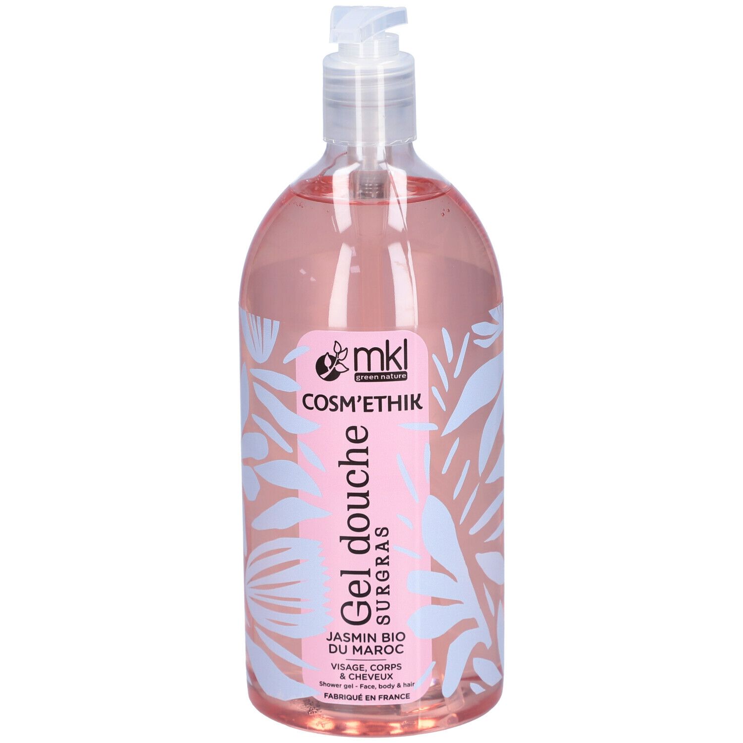 MKL Cosm'éthik 1L Gel Douche Surgras - Jasmin Bio du Maroc