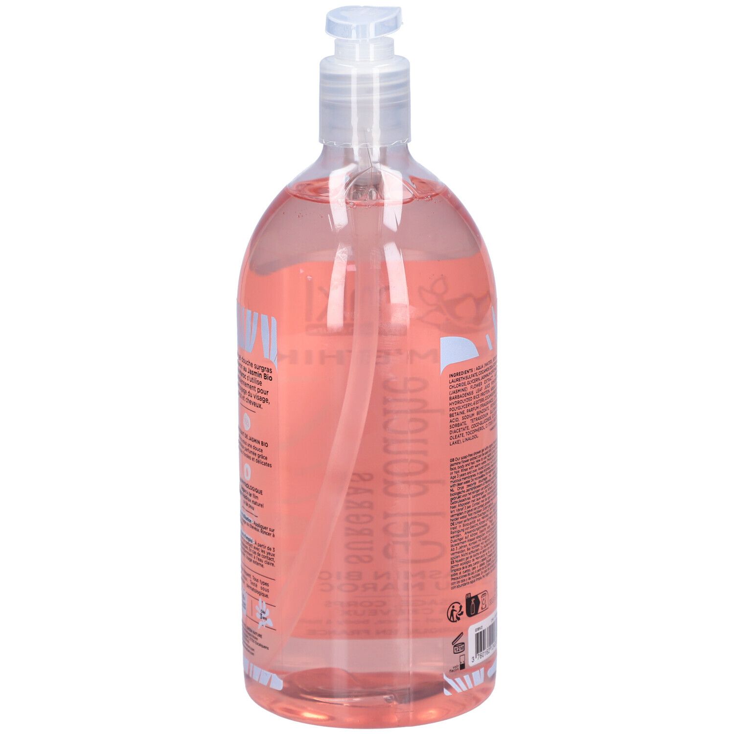 MKL Cosm'éthik 1L Gel Douche Surgras - Jasmin Bio du Maroc
